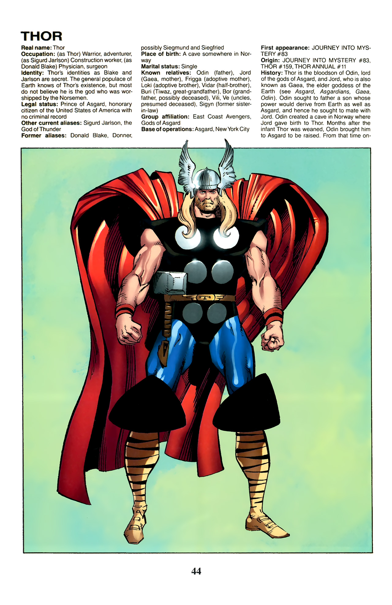 Read online Thor: Tales of Asgard by Stan Lee & Jack Kirby comic -  Issue #4 - 46