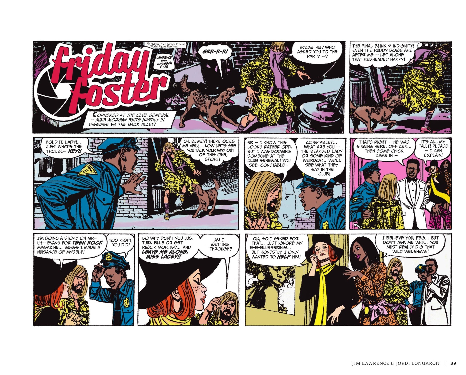 Read online Friday Foster: The Sunday Strips comic -  Issue # TPB (Part 1) - 60