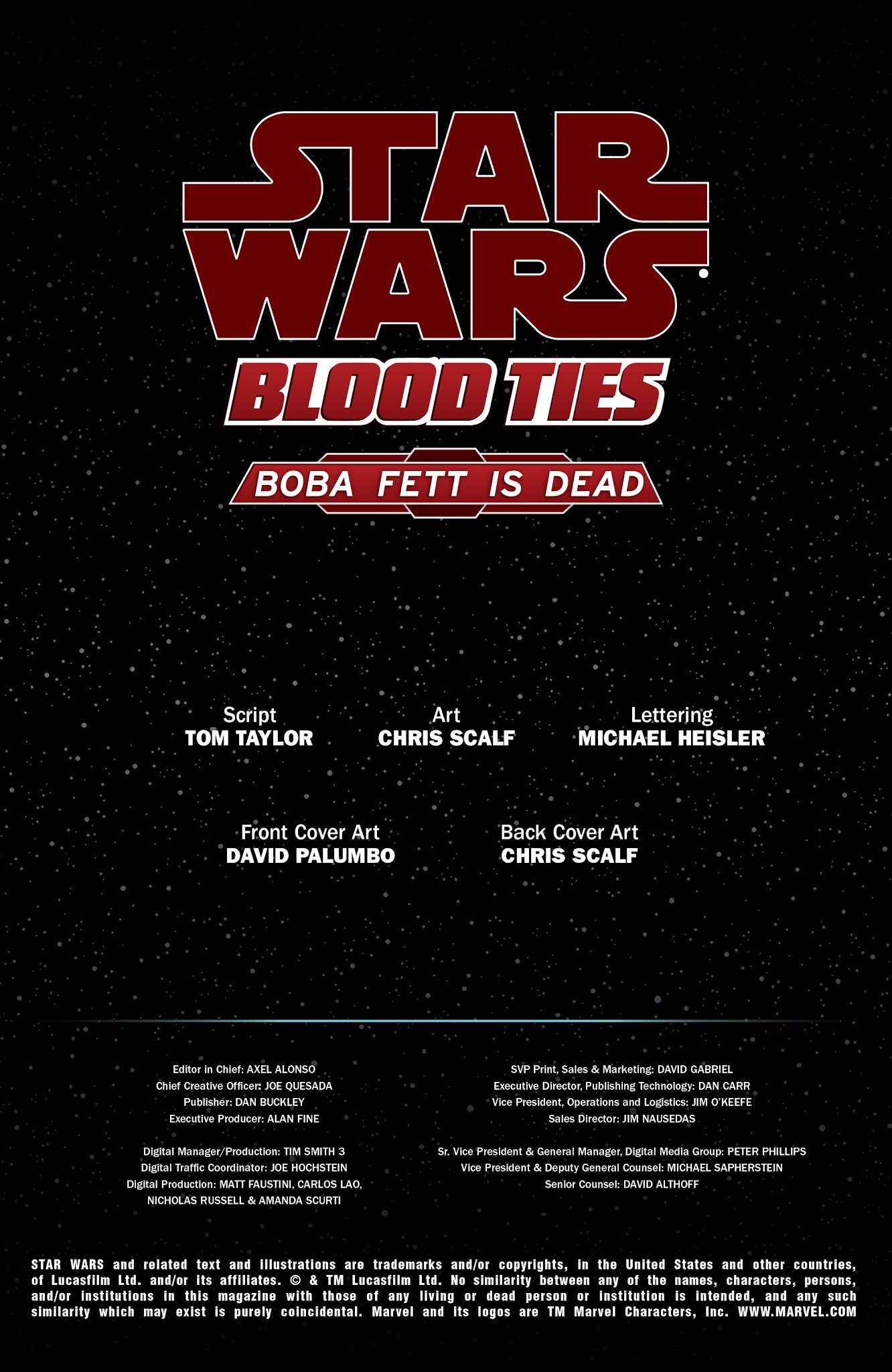 Read online Star Wars: Blood Ties - Boba Fett is Dead comic -  Issue # TPB - 2