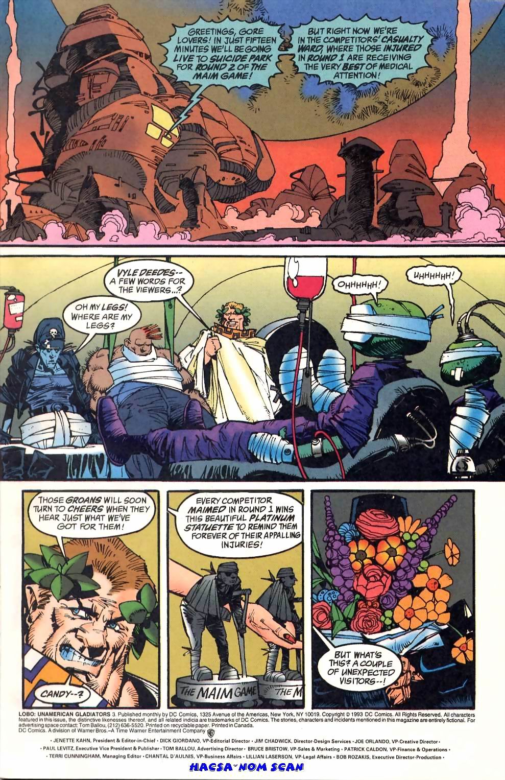 Read online Lobo: Unamerican Gladiators comic -  Issue #3 - 2