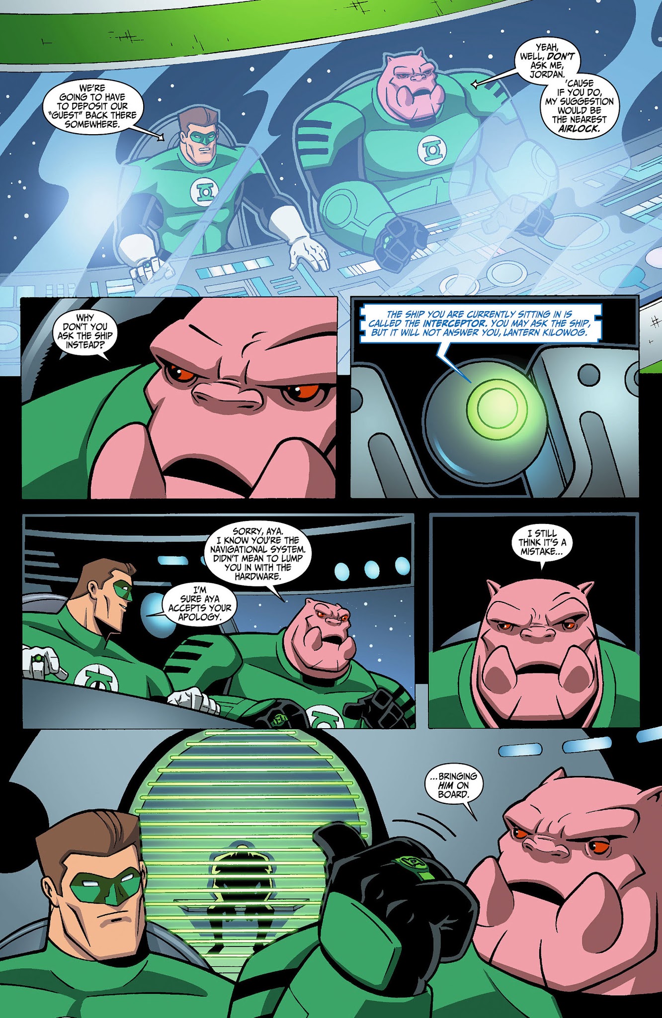 Read online Green Lantern: The Animated Series comic -  Issue #1 - 2