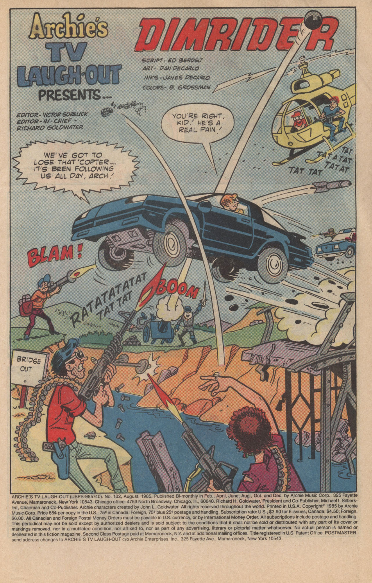 Read online Archie's TV Laugh-Out comic -  Issue #102 - 3