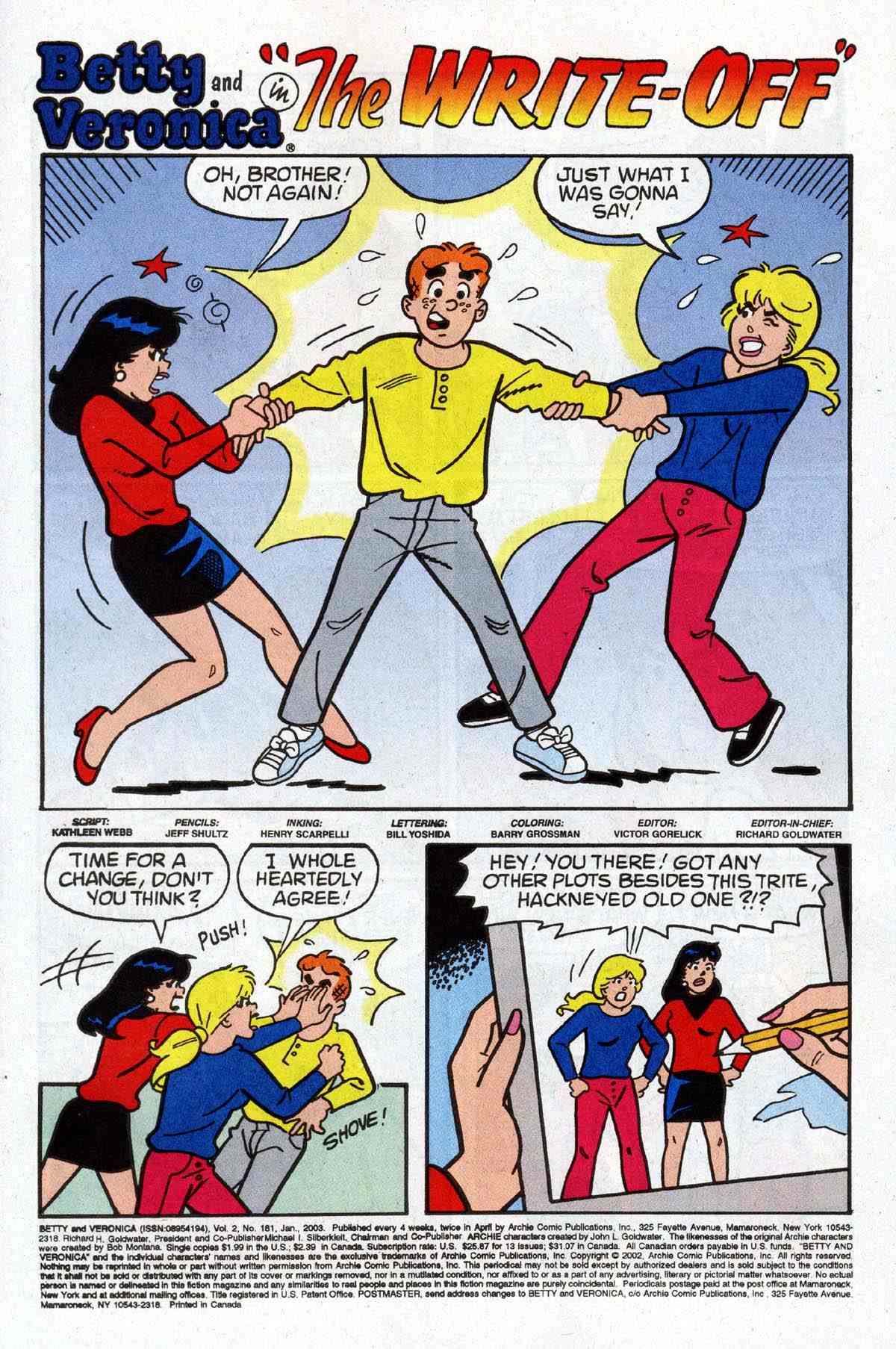 Read online Archie's Girls Betty and Veronica comic -  Issue #181 - 2