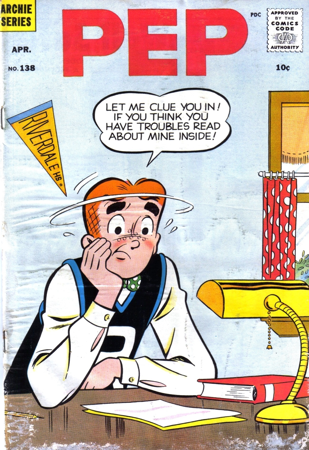 Read online Pep Comics comic -  Issue #138 - 1