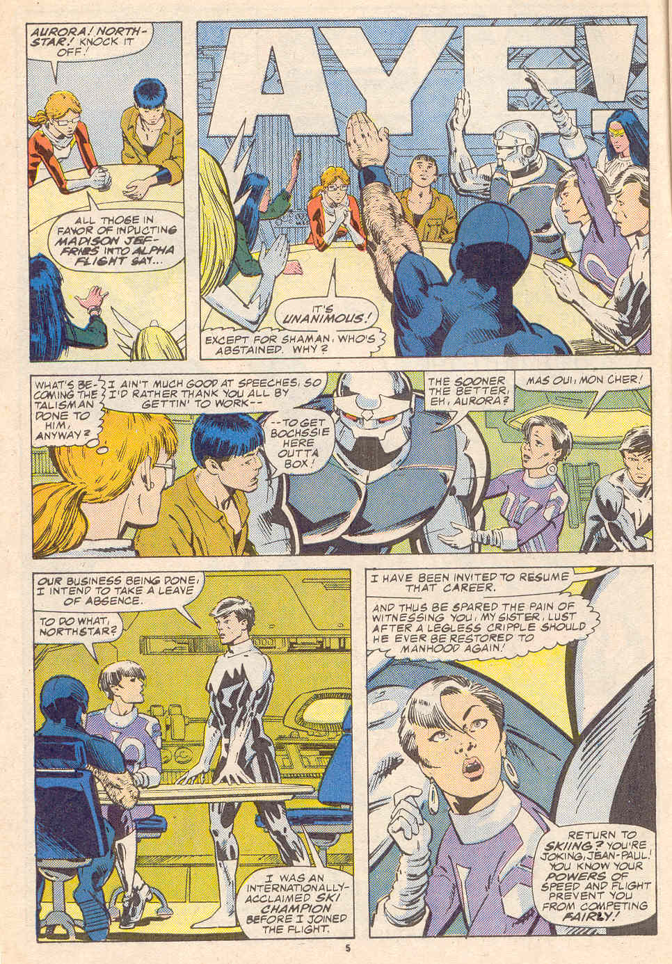 Read online Alpha Flight (1983) comic -  Issue #41 - 6