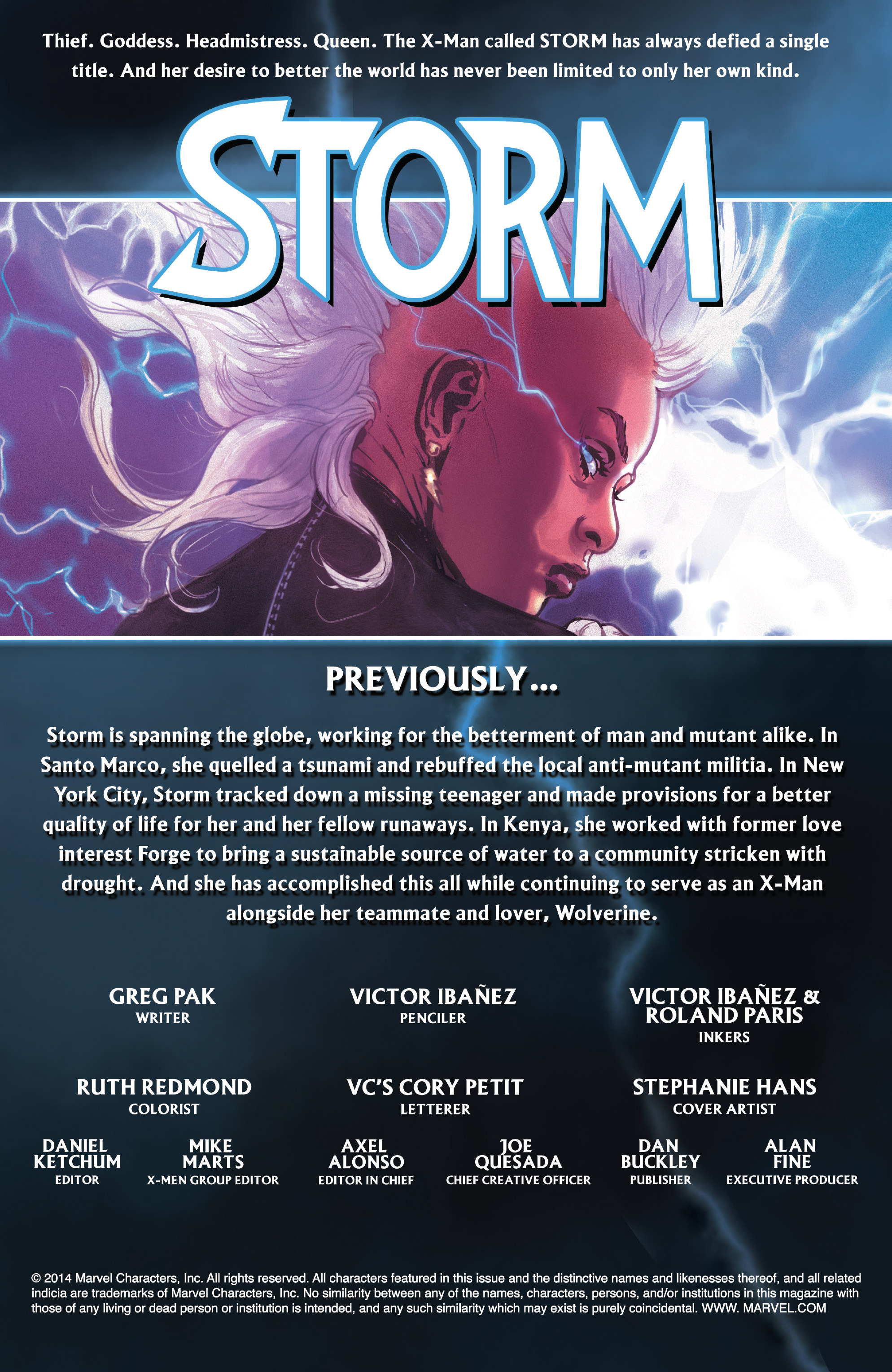 Read online Storm comic -  Issue #4 - 4
