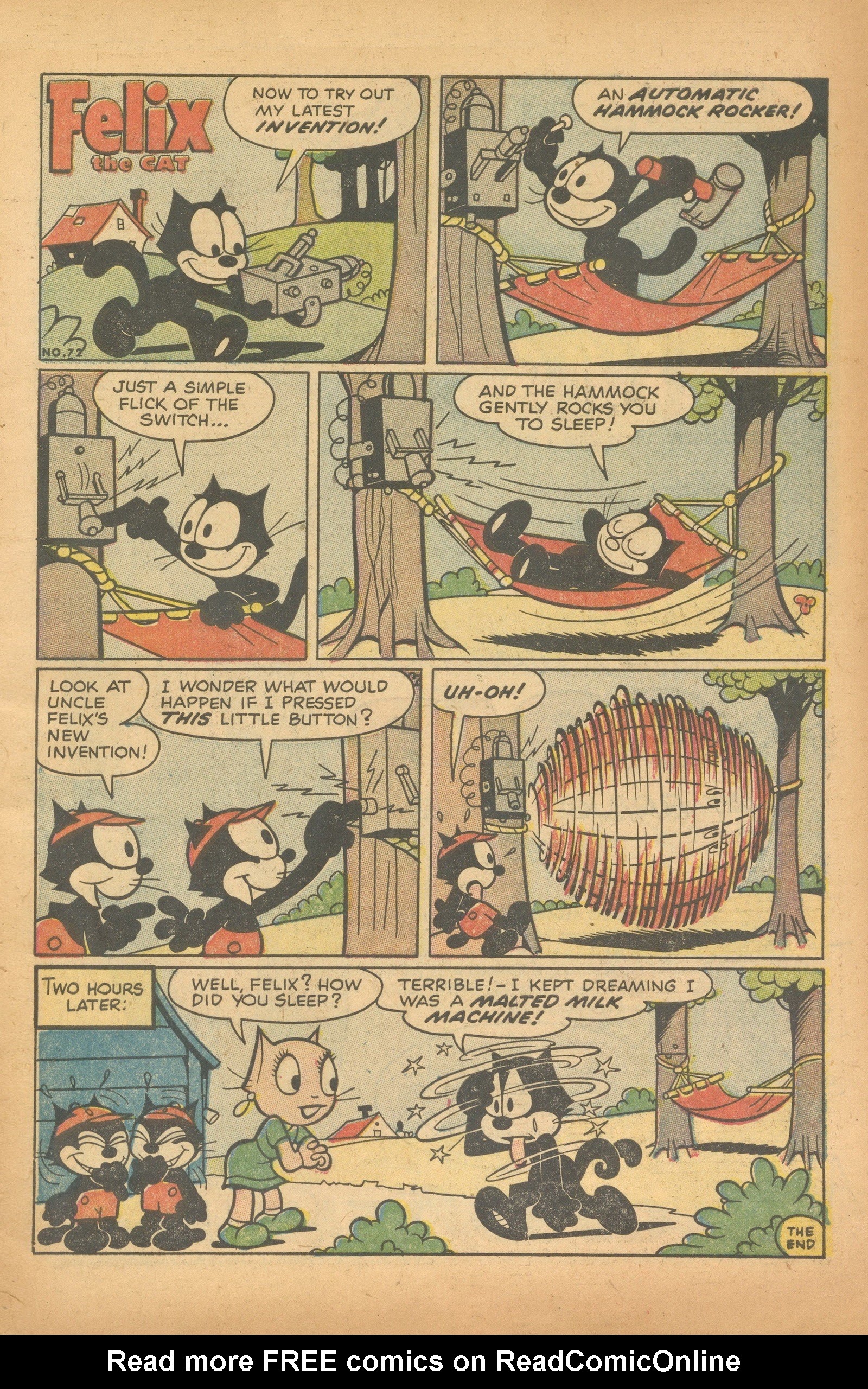 Read online Felix the Cat (1955) comic -  Issue #72 - 3