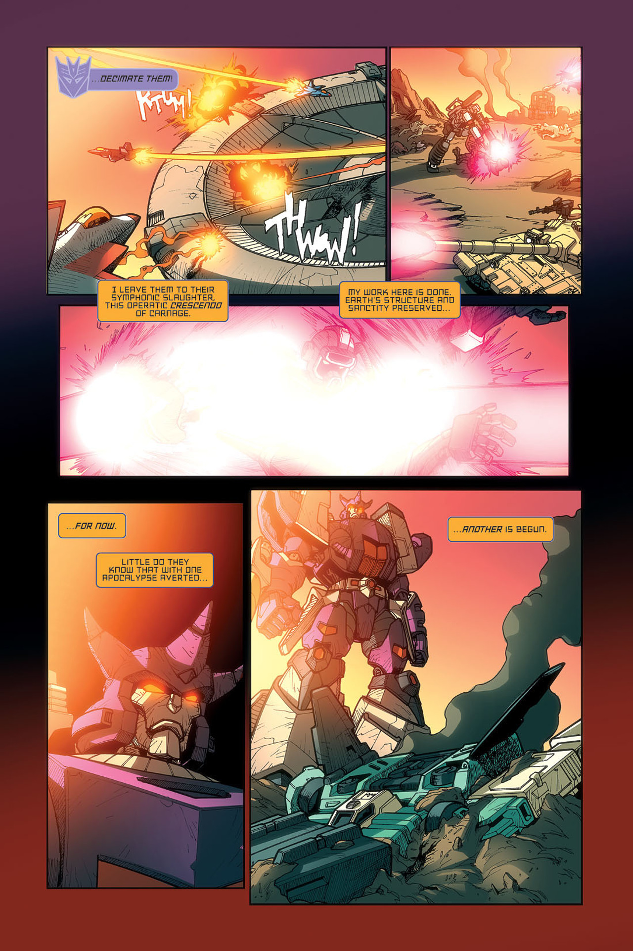 Read online The Transformers: Devastation comic -  Issue #6 - 22