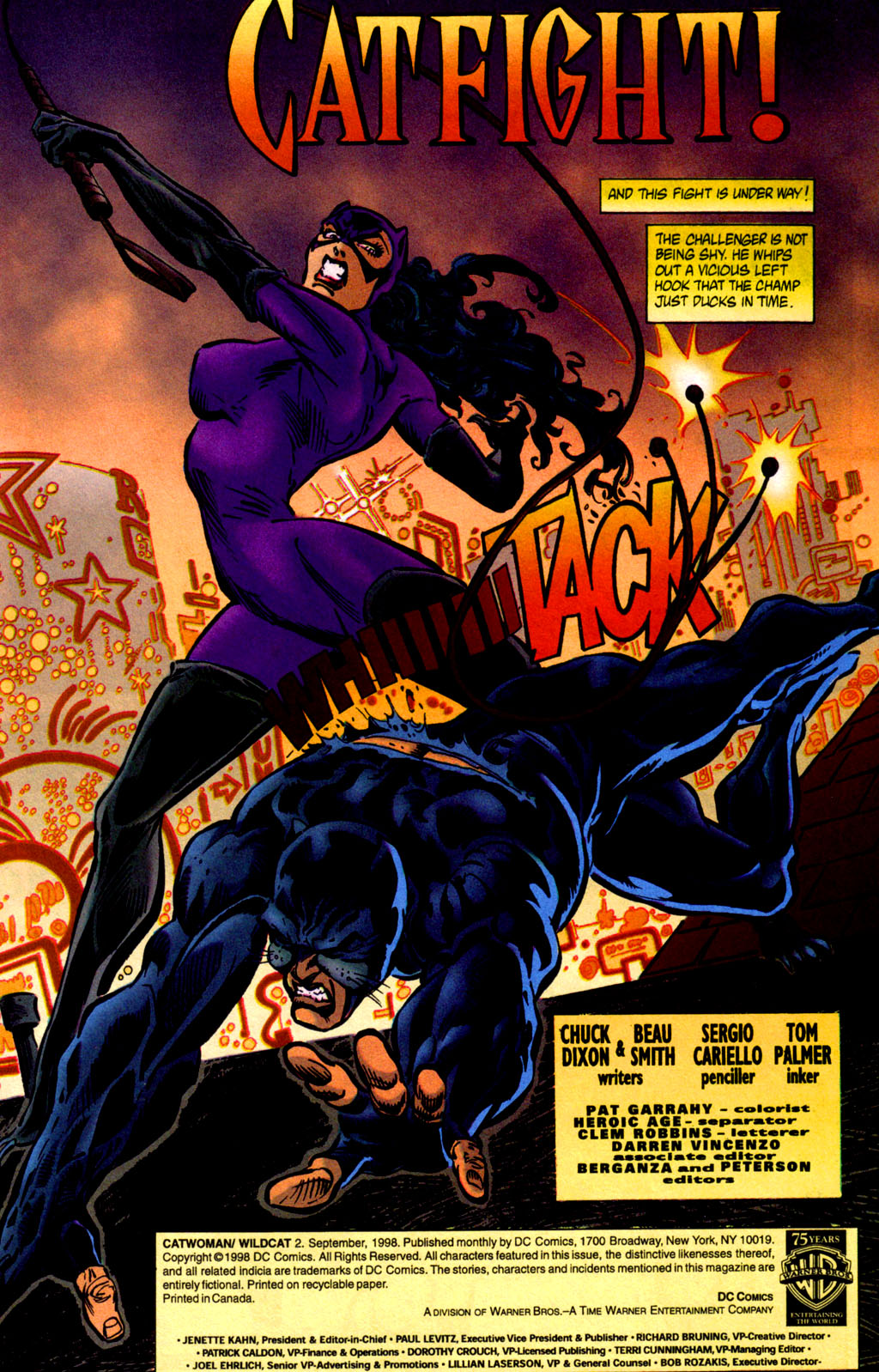 Read online Catwoman/Wildcat comic -  Issue #2 - 2