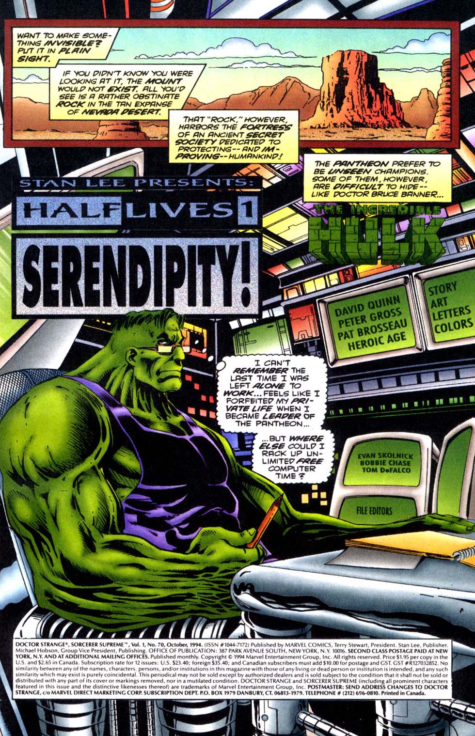 Read online Doctor Strange: Sorcerer Supreme comic -  Issue #70 - 2