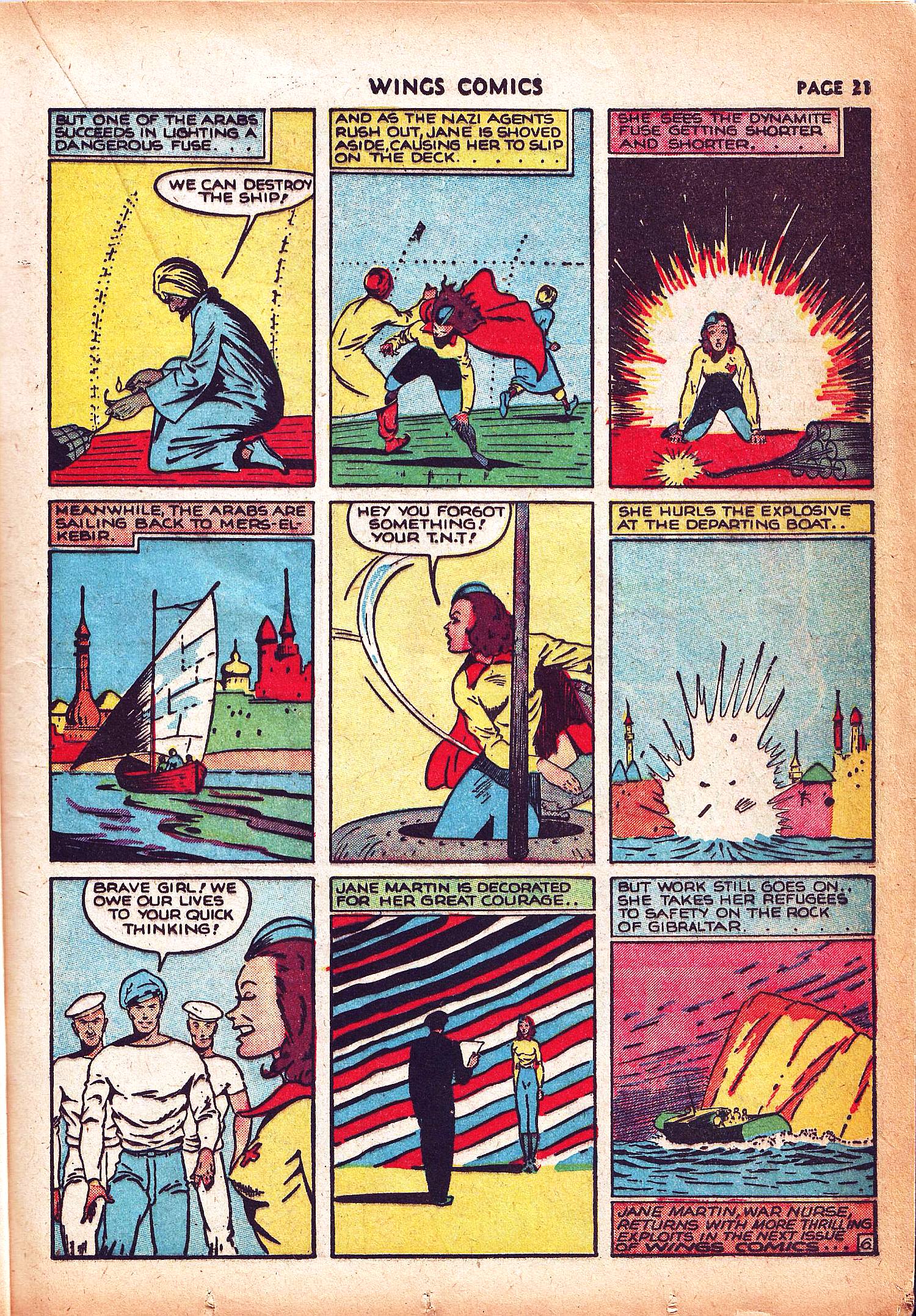 Read online Wings Comics comic -  Issue #3 - 23