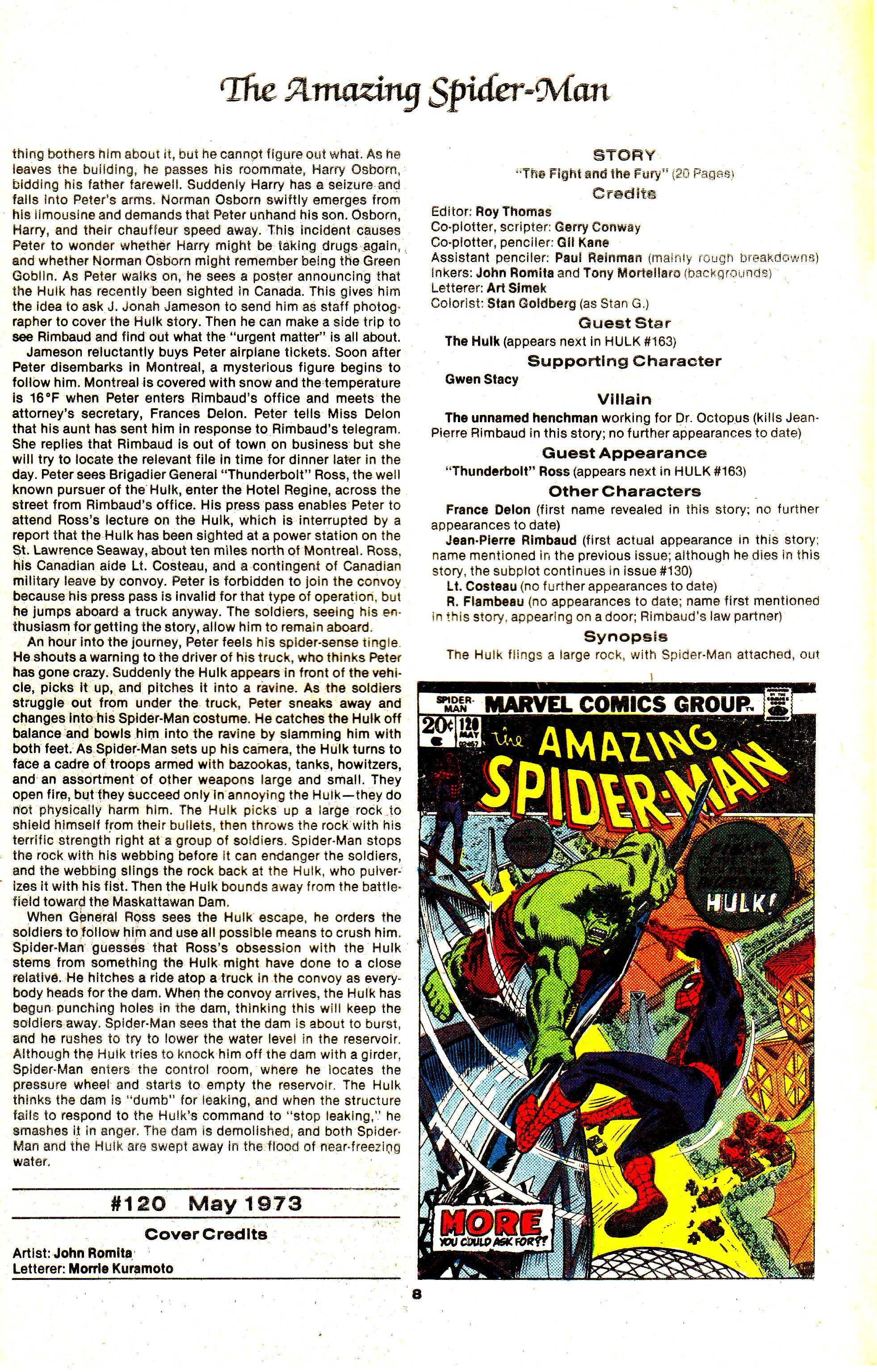Read online The Official Marvel Index to The Amazing Spider-Man comic -  Issue #5 - 10