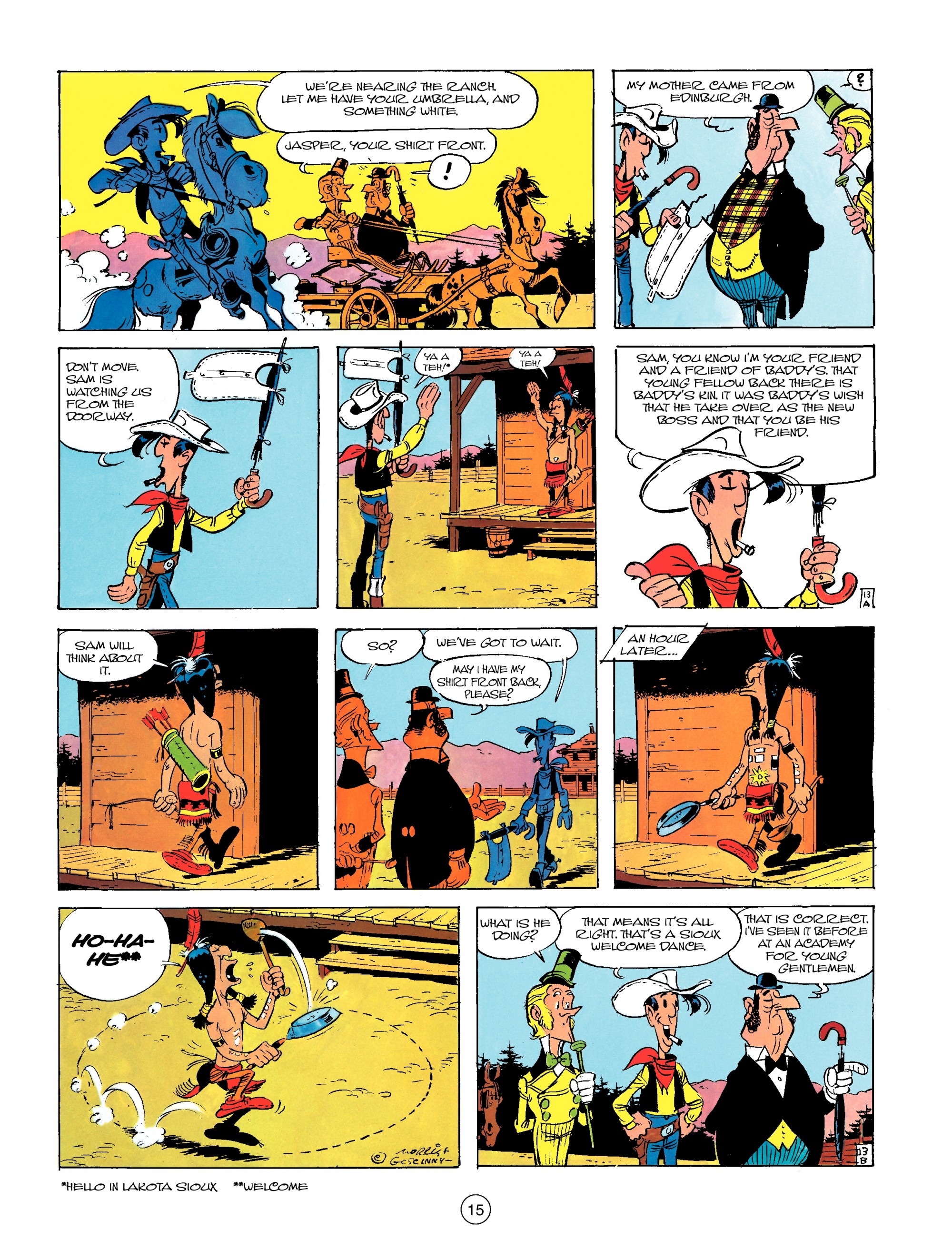 Read online A Lucky Luke Adventure comic -  Issue #13 - 15