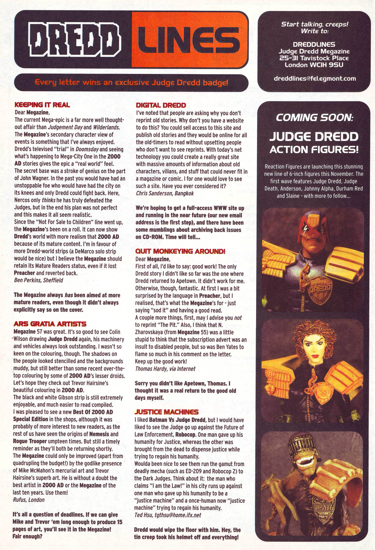 Read online Judge Dredd Megazine (vol. 3) comic -  Issue #59 - 26