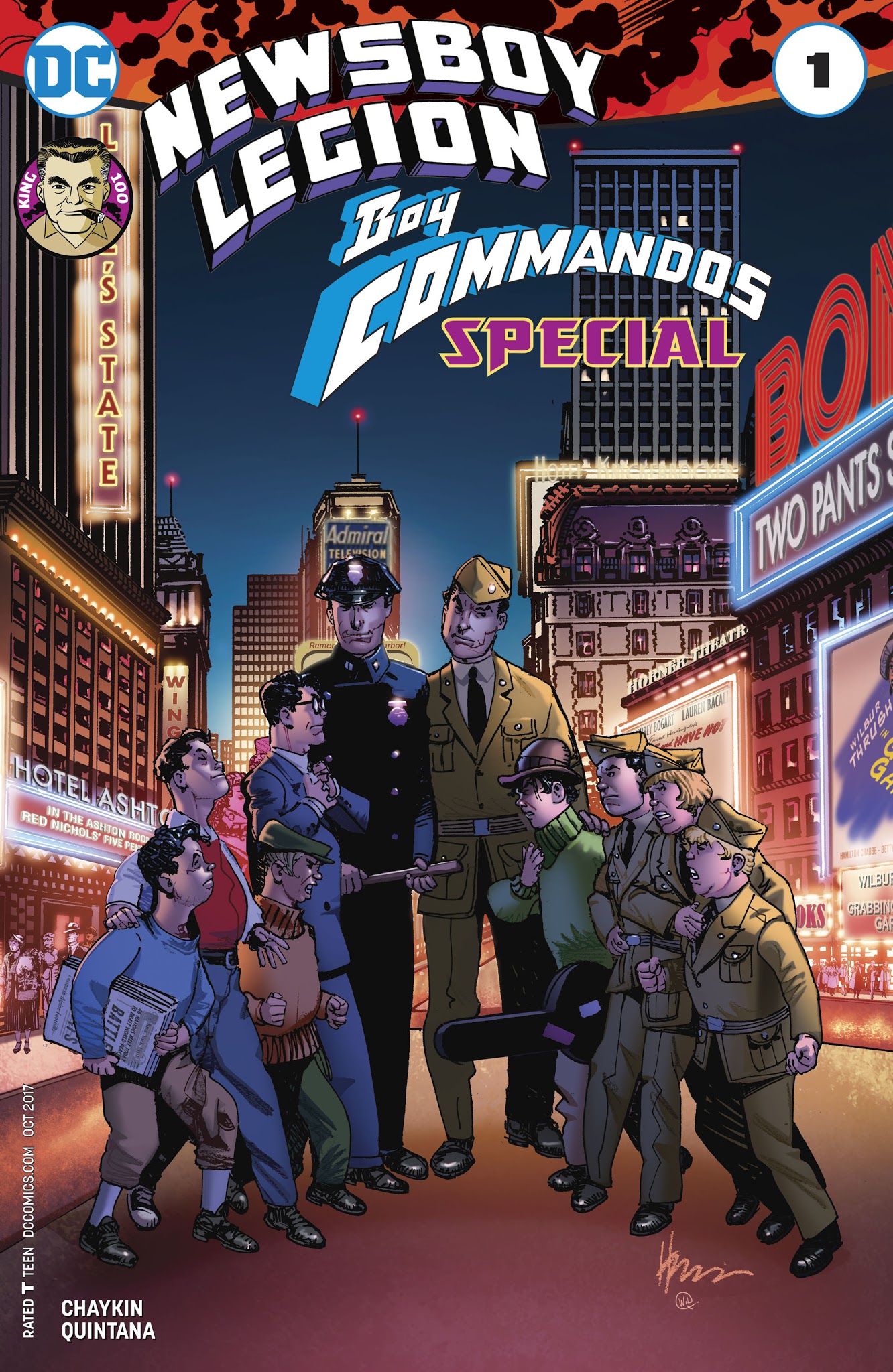 The Newsboy Legion and the Boy Commandos Special issue Full - Page 1