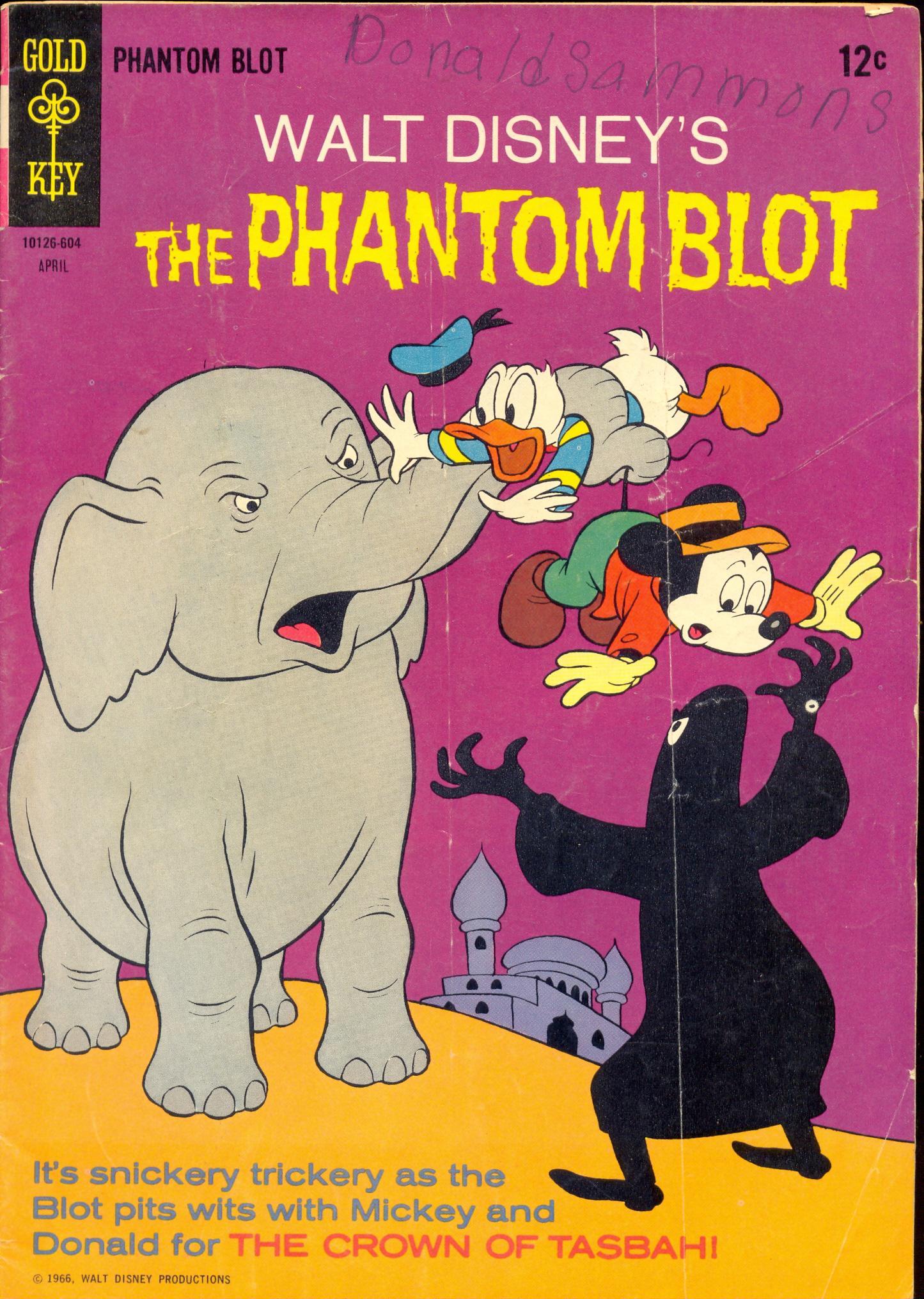 Read online Walt Disney's The Phantom Blot comic -  Issue #5 - 1