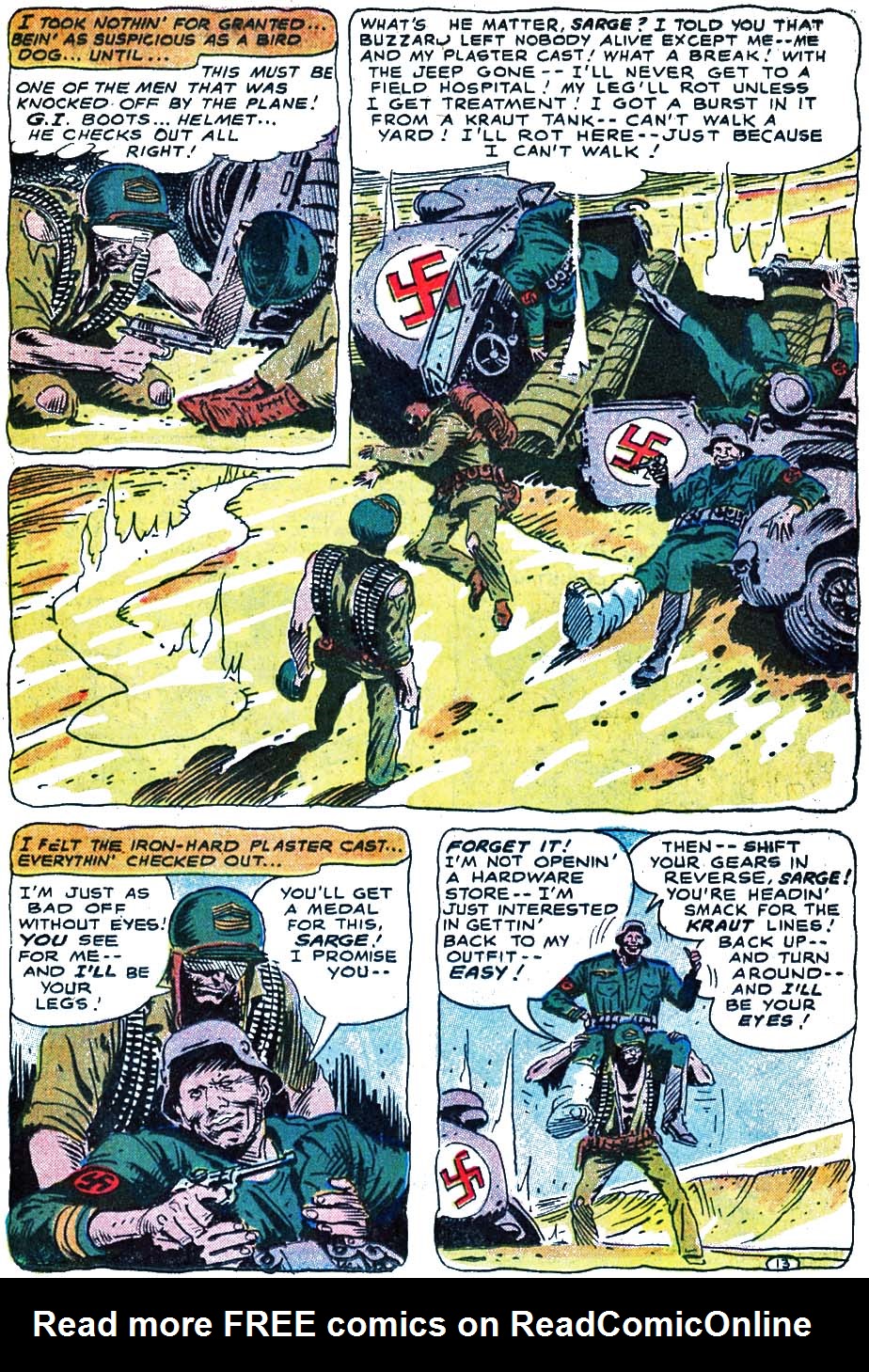 Read online Our Army at War (1952) comic -  Issue #169 - 19