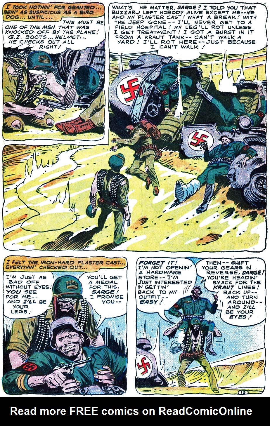 Read online Our Army at War (1952) comic -  Issue #169 - 19