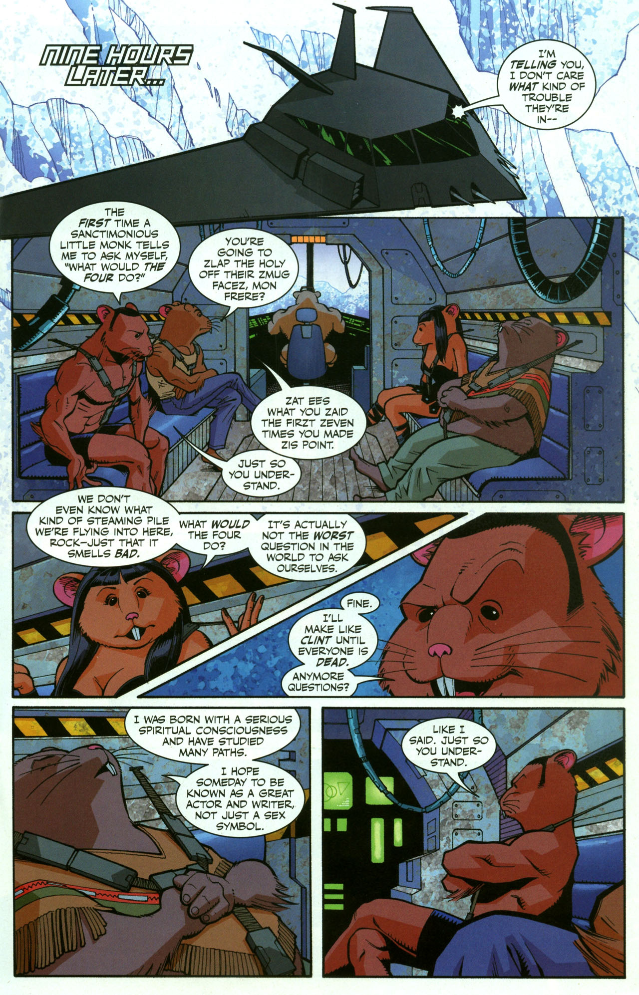 Read online Adolescent Radioactive Black Belt Hamsters (2008) comic -  Issue #1 - 16