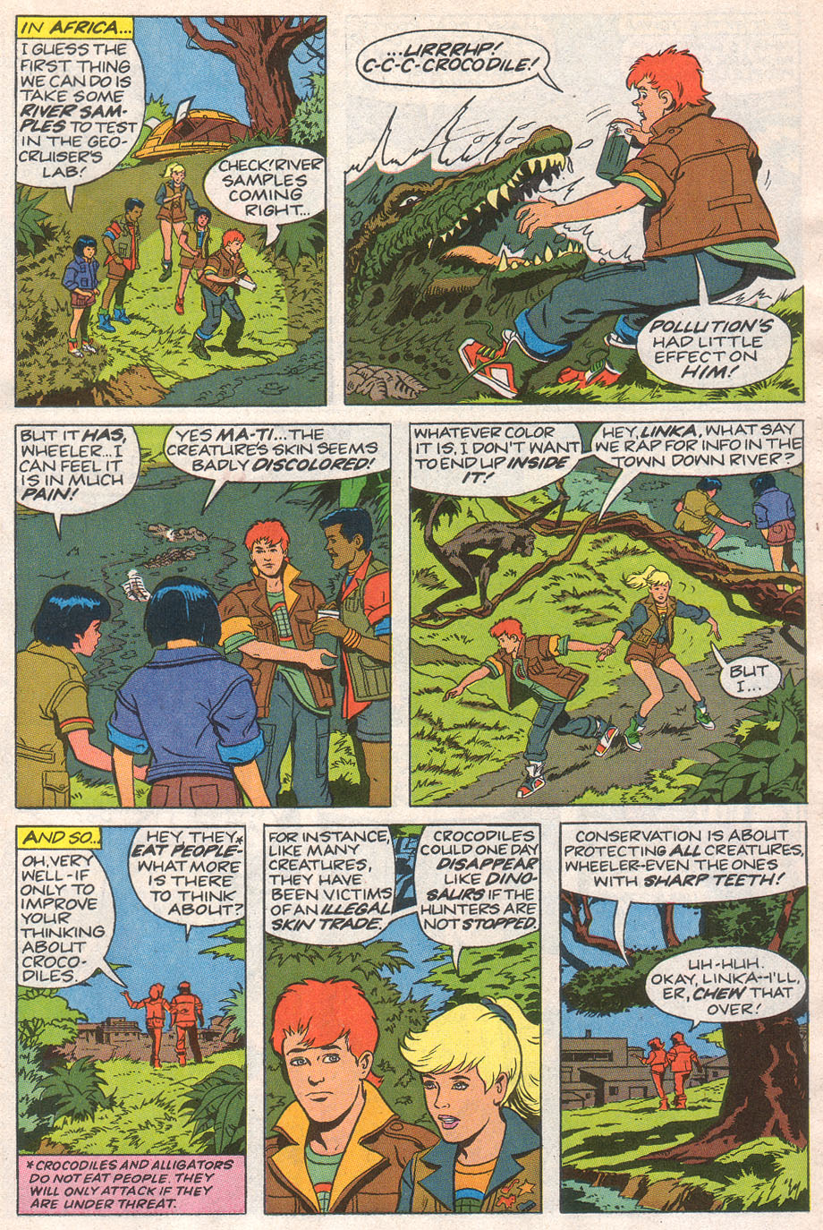 Read online Captain Planet and the Planeteers comic -  Issue #7 - 21