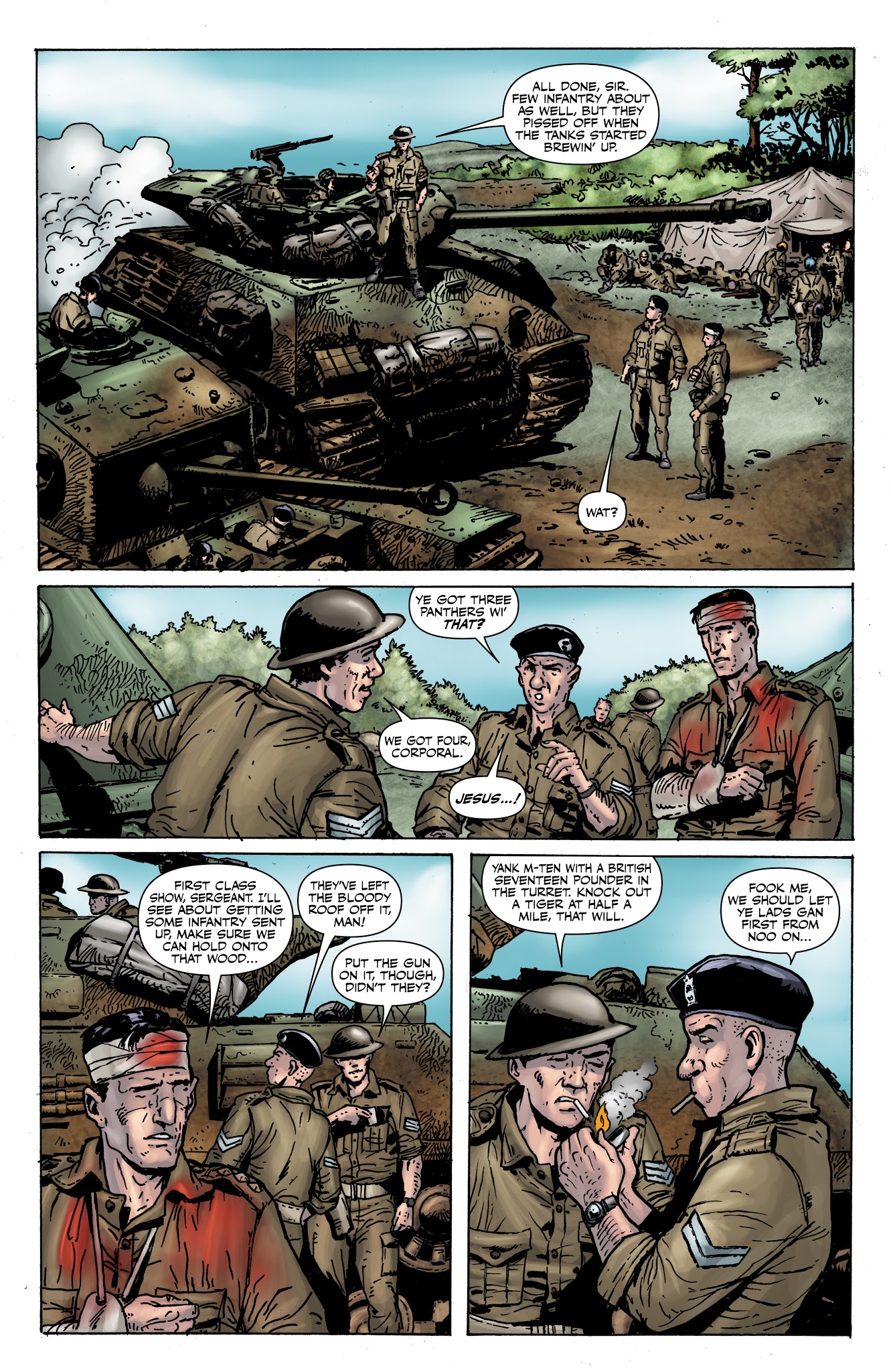 Read online Battlefields: The Tankies comic -  Issue # TPB - 36