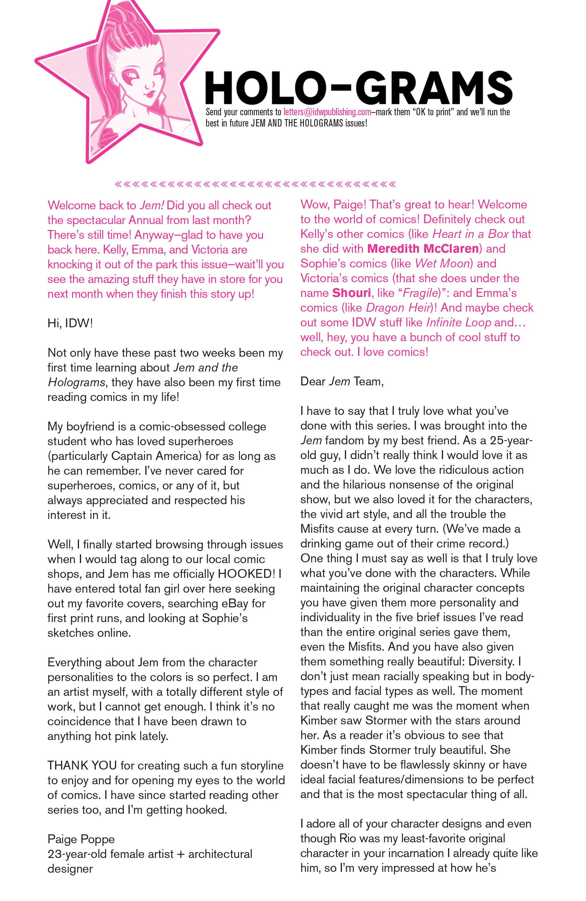 Read online Jem and The Holograms comic -  Issue #8 - 25