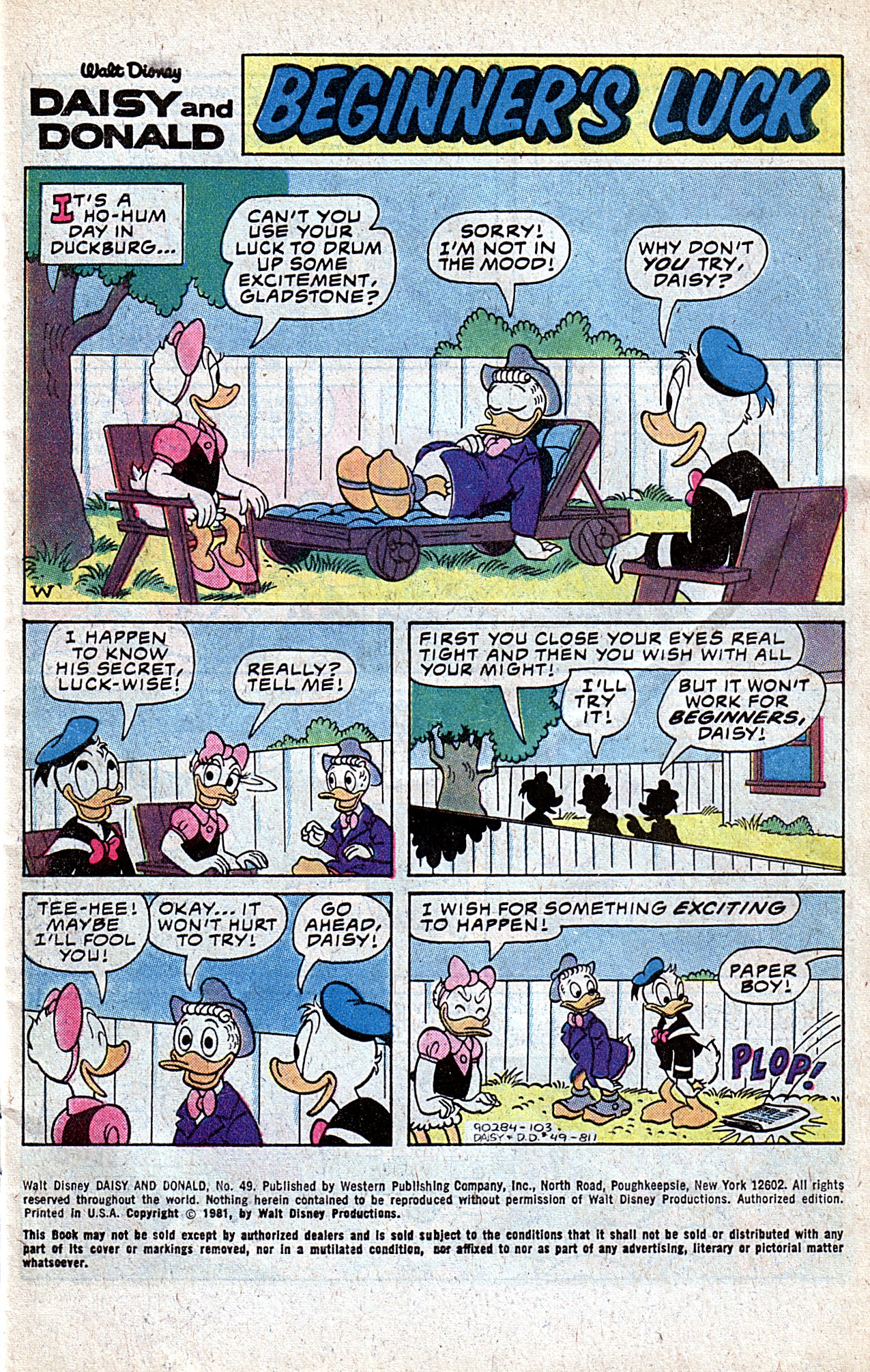 Read online Walt Disney Daisy and Donald comic -  Issue #49 - 2