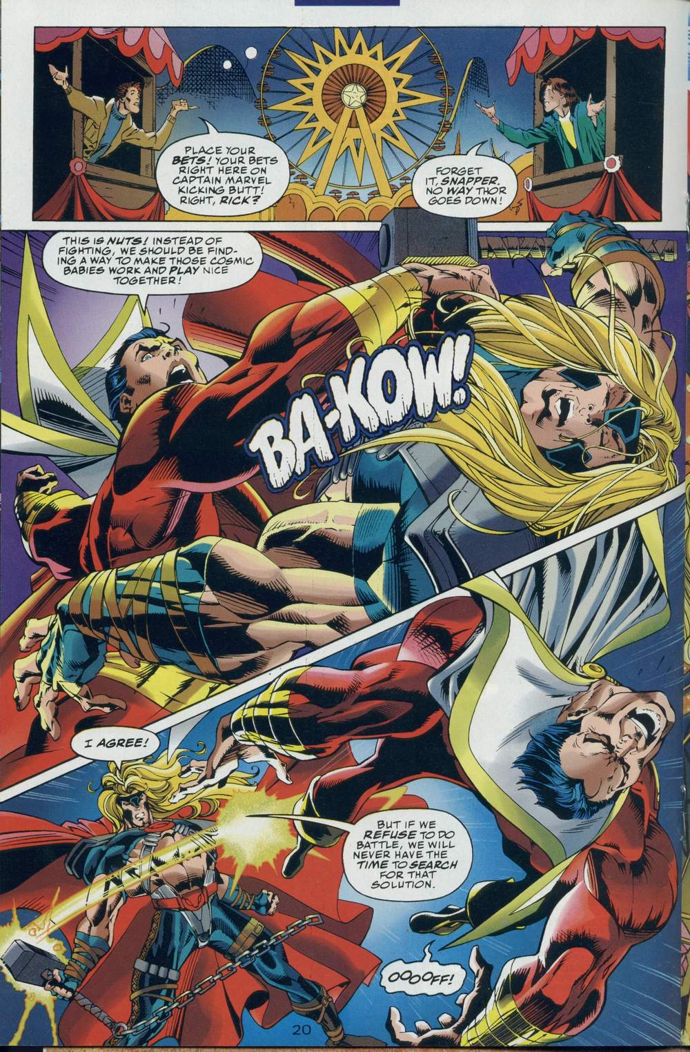 Read online DC Versus Marvel/Marvel Versus DC comic -  Issue #2 - 21