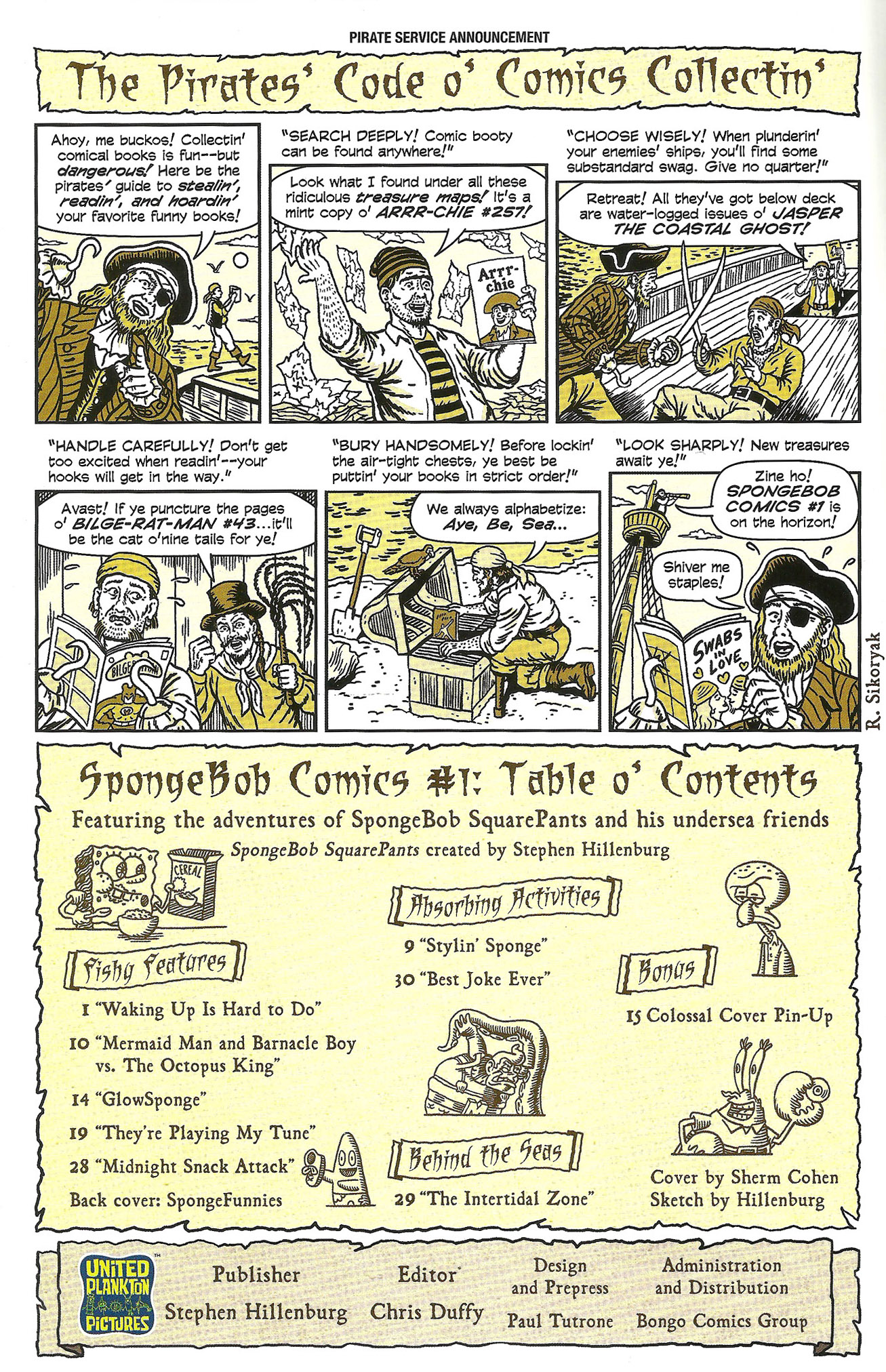 Read online SpongeBob Comics comic -  Issue #1 - 2