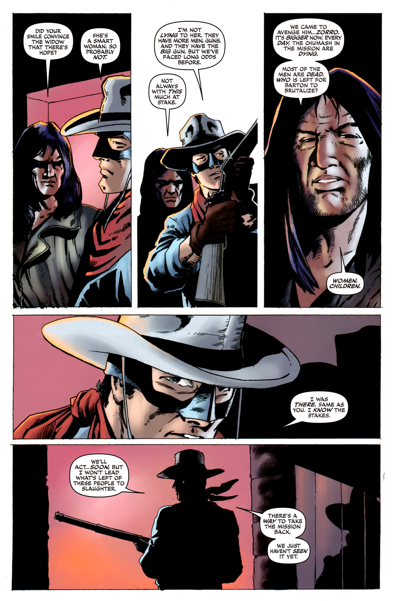 Read online The Lone Ranger & Zorro: The Death of Zorro comic -  Issue #3 - 5