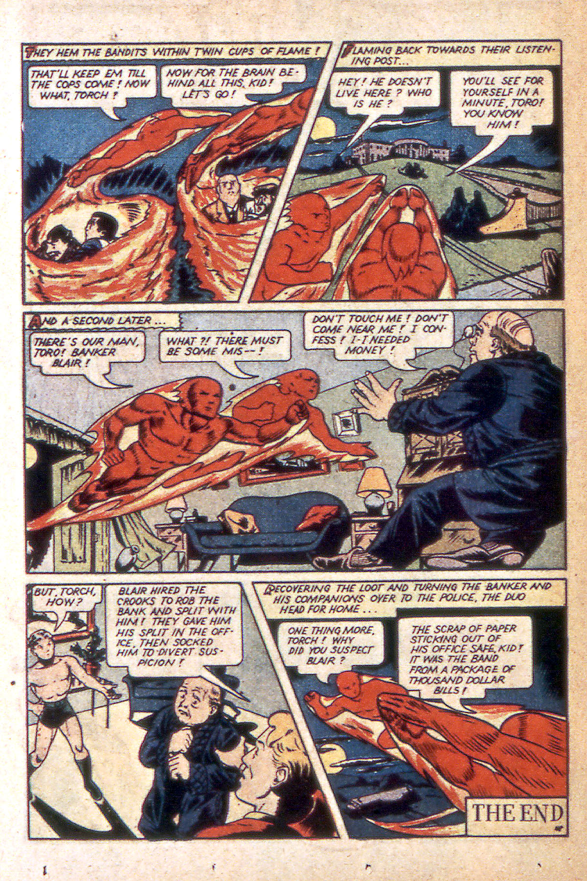 Read online The Human Torch (1940) comic -  Issue #16 - 36