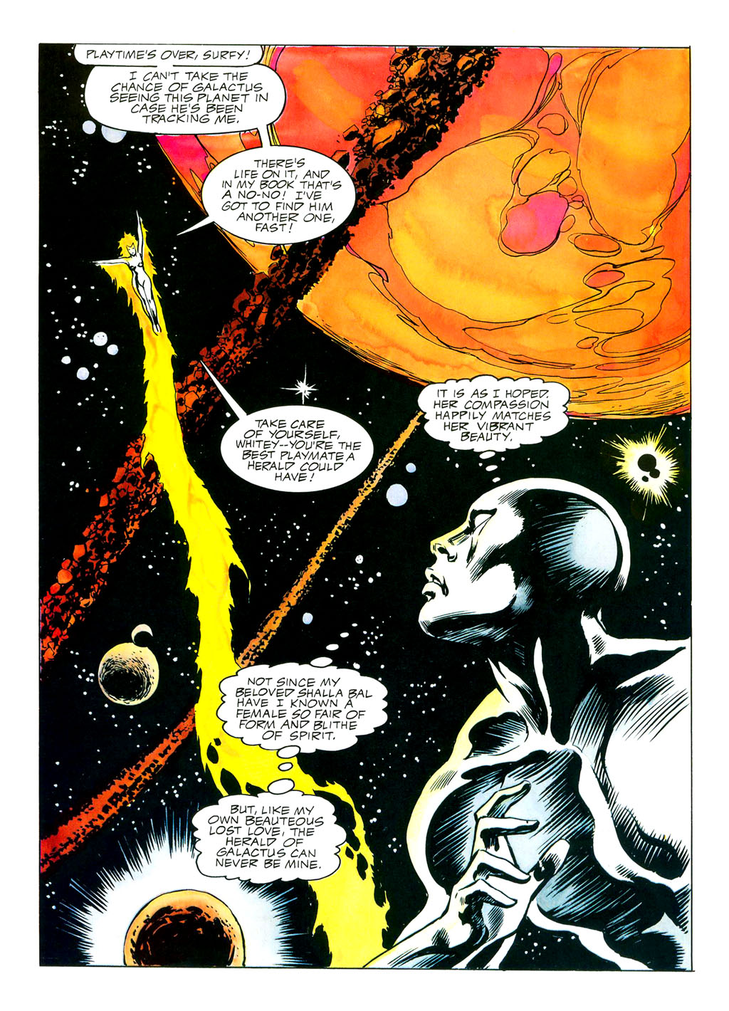 Read online Marvel Graphic Novel comic -  Issue #38 - Silver Surfer - Judgment Day - 17