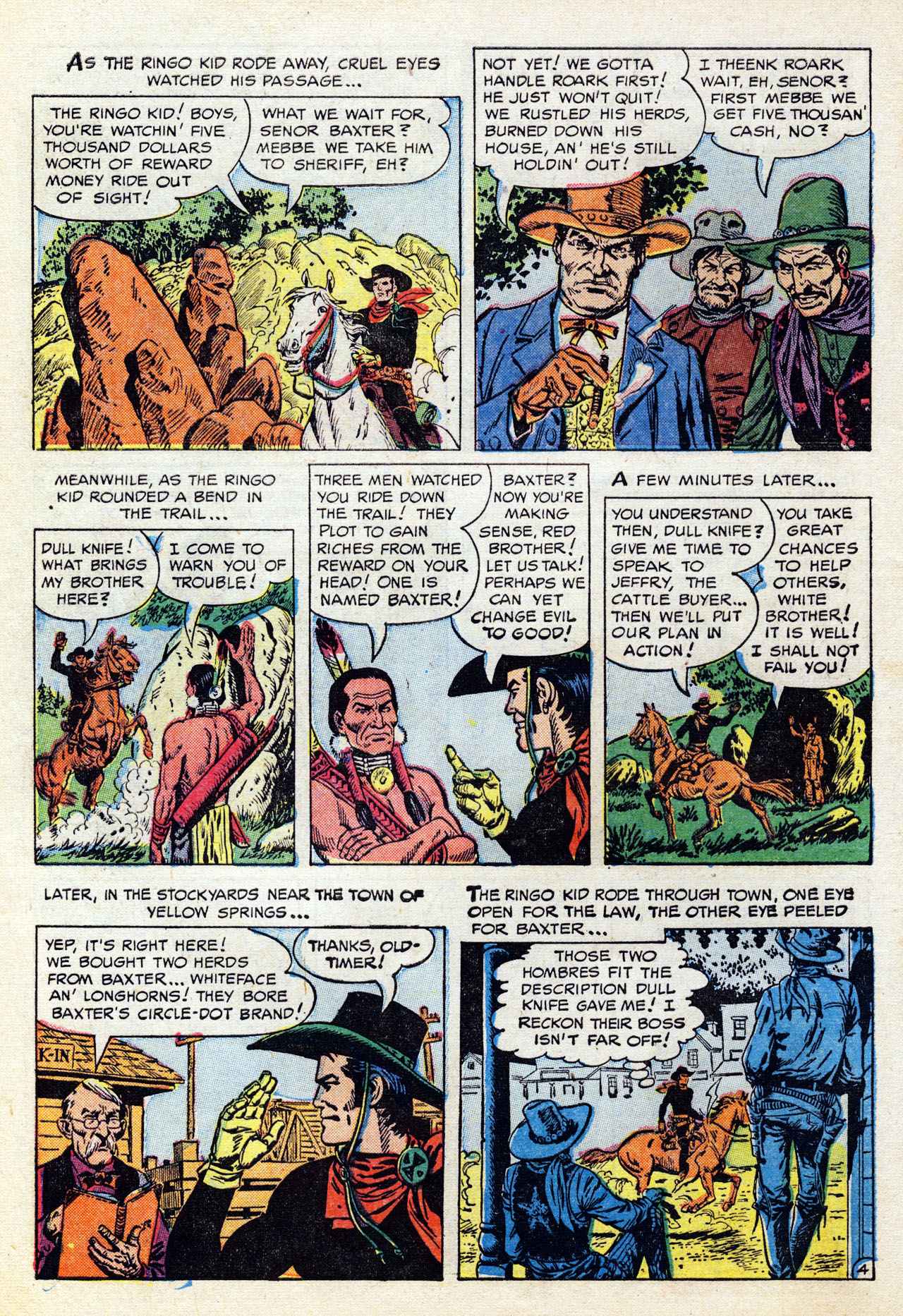 Read online Ringo Kid comic -  Issue #6 - 7