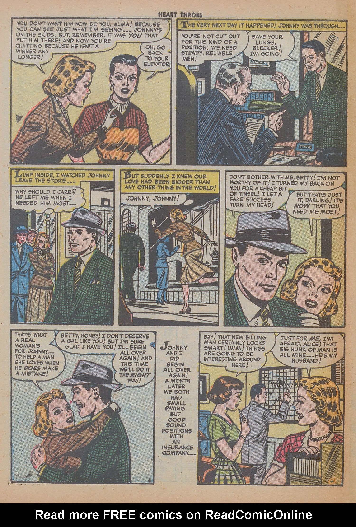 Read online Heart Throbs comic -  Issue #27 - 32