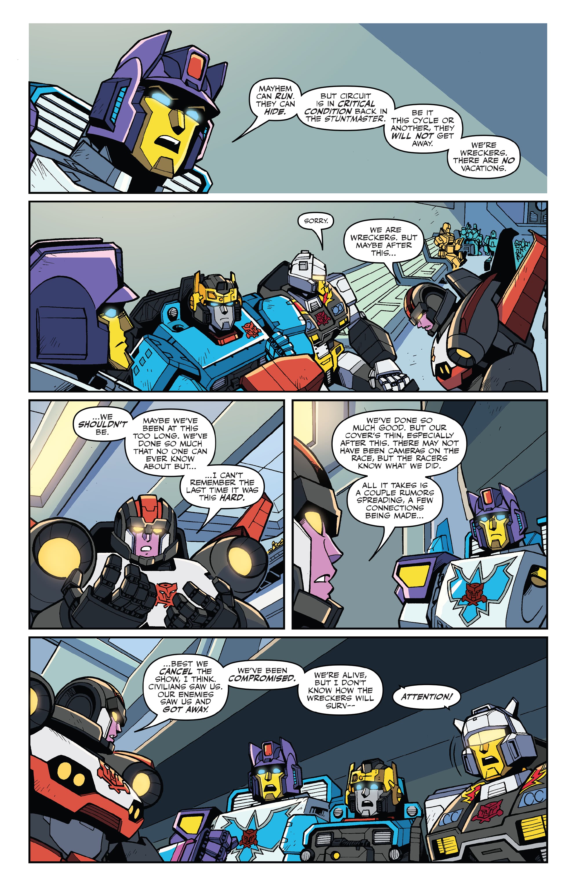 Read online Transformers: Wreckers-Tread and Circuits comic -  Issue #4 - 8