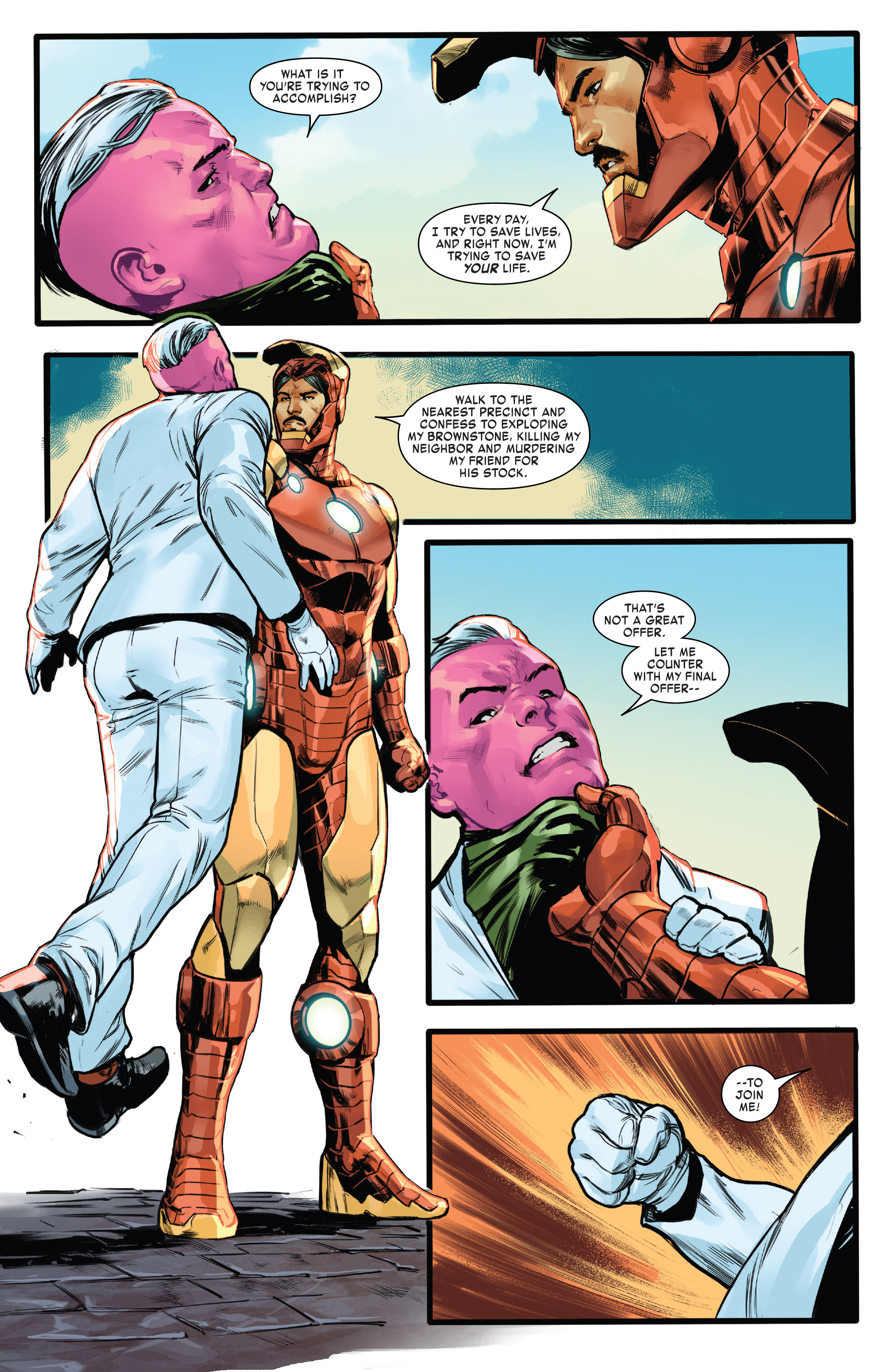 Read online The Invincible Iron Man (2022) comic -  Issue #4 - 17