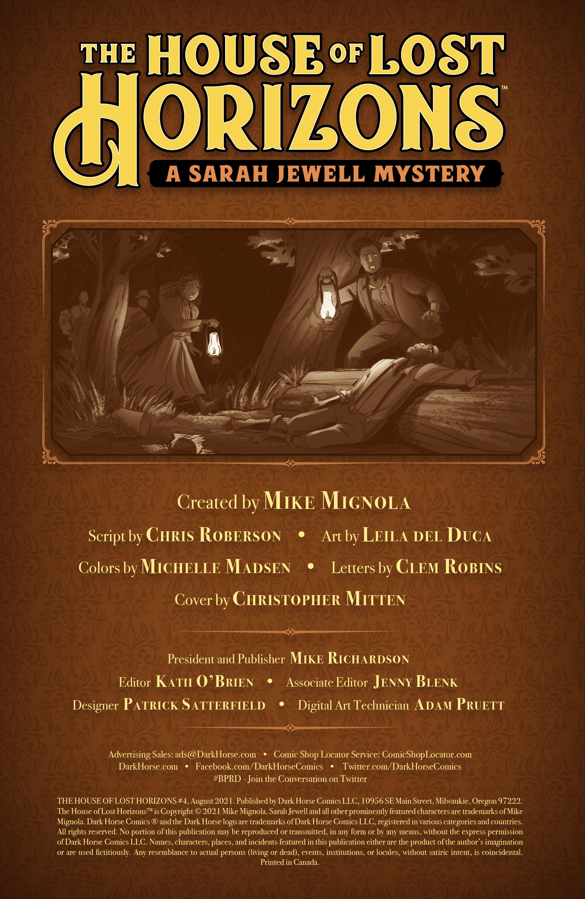 Read online The House of Lost Horizons: A Sarah Jewell Mystery comic -  Issue #4 - 2