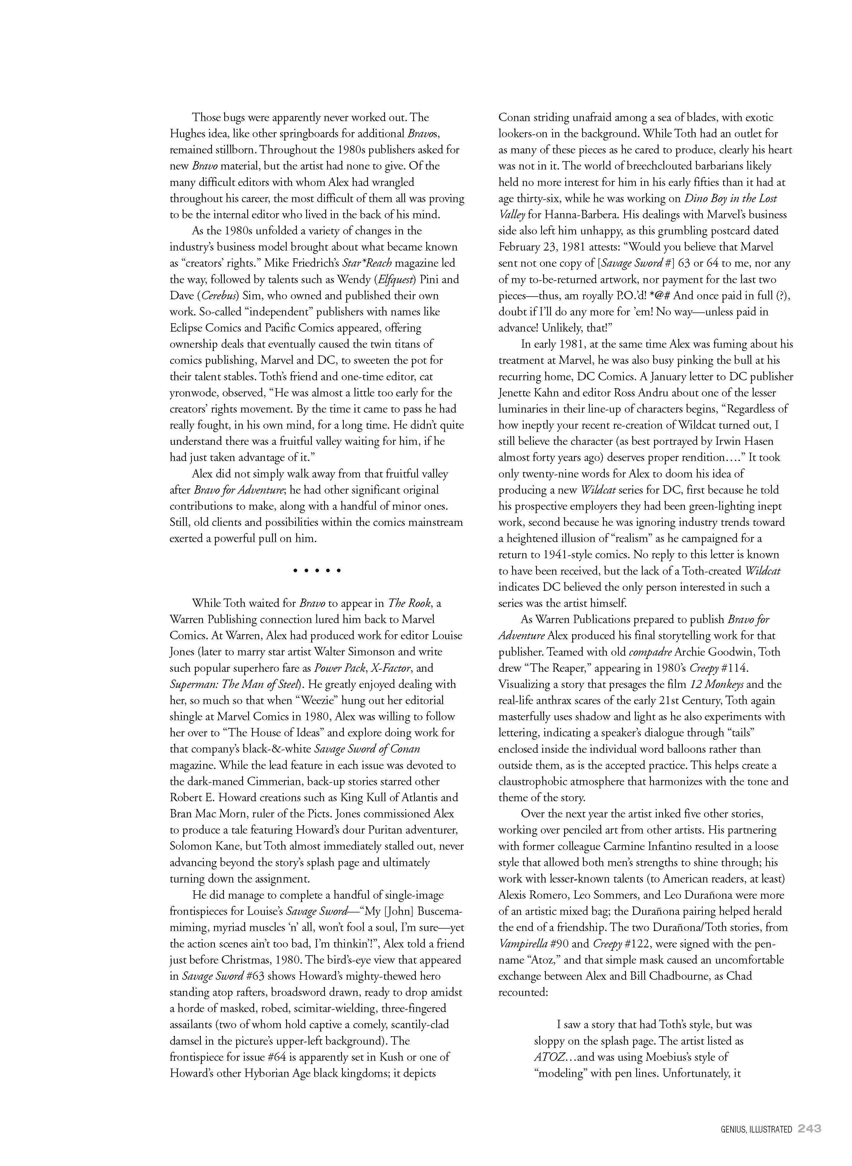 Read online Genius, Illustrated: The Life and Art of Alex Toth comic -  Issue # TPB (Part 3) - 45