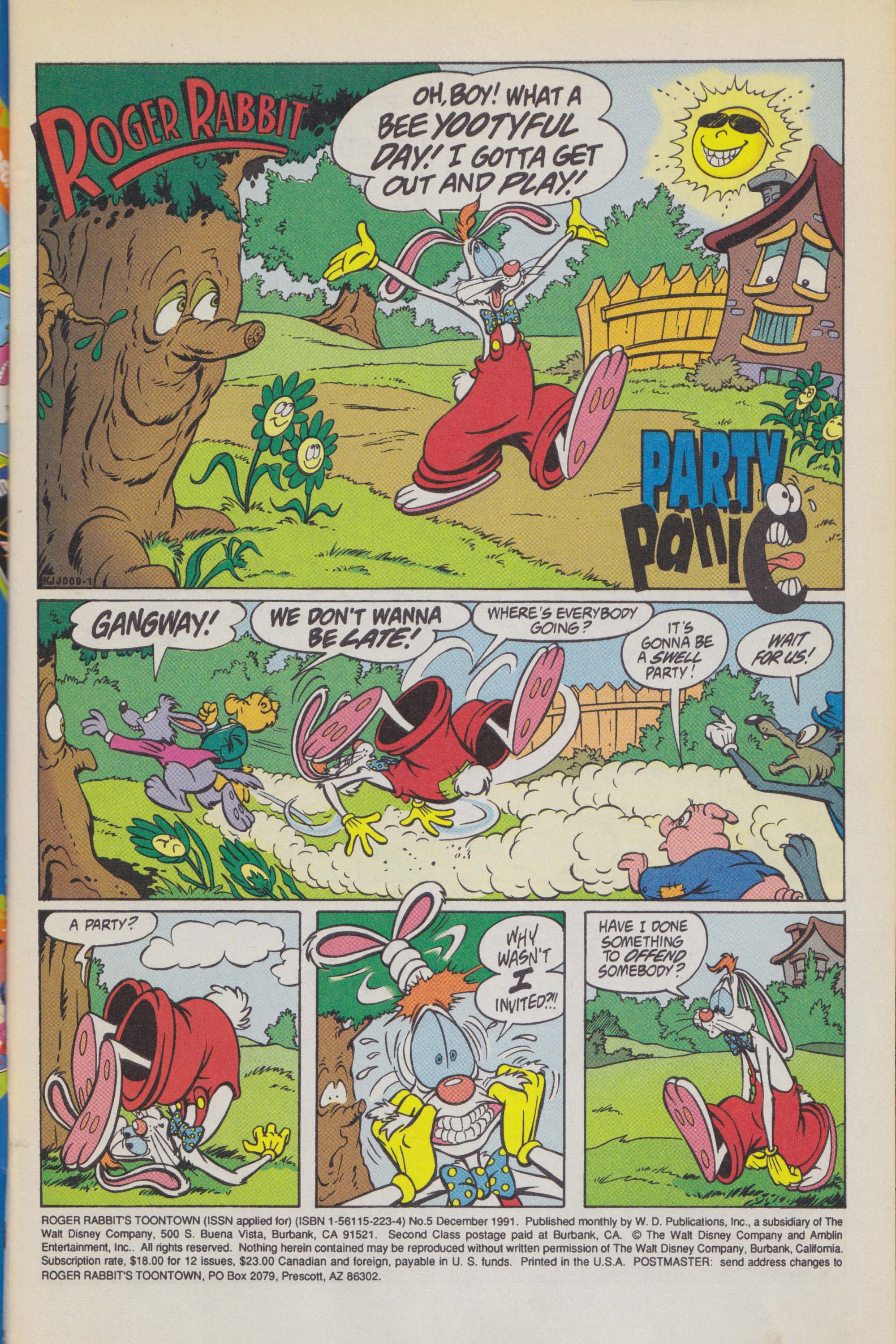 Read online Roger Rabbit's Toontown comic -  Issue #5 - 3