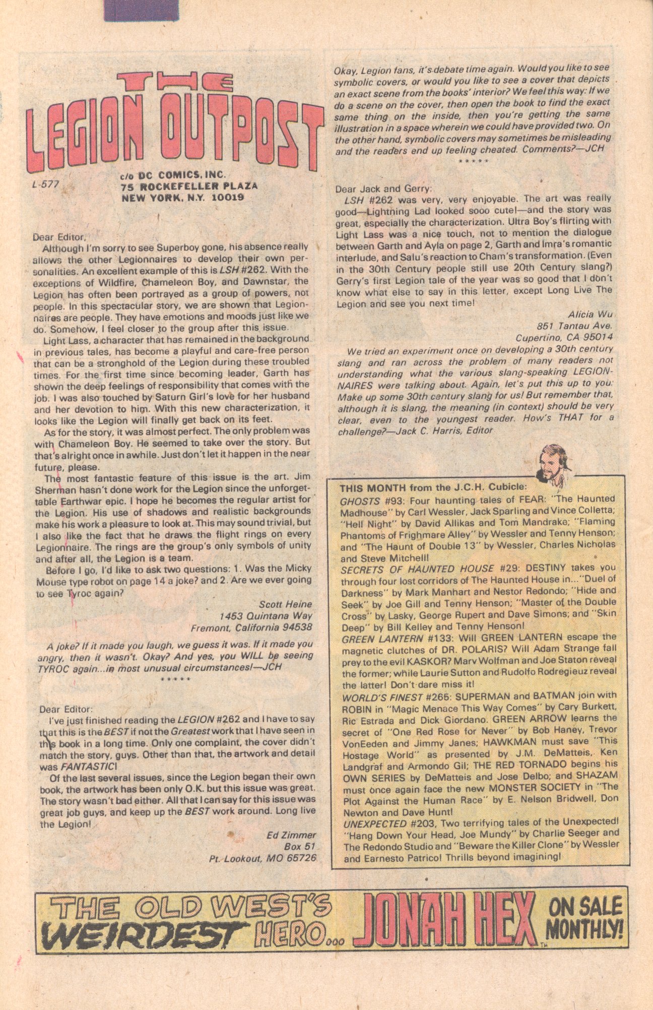 Read online Legion of Super-Heroes (1980) comic -  Issue #268 - 27