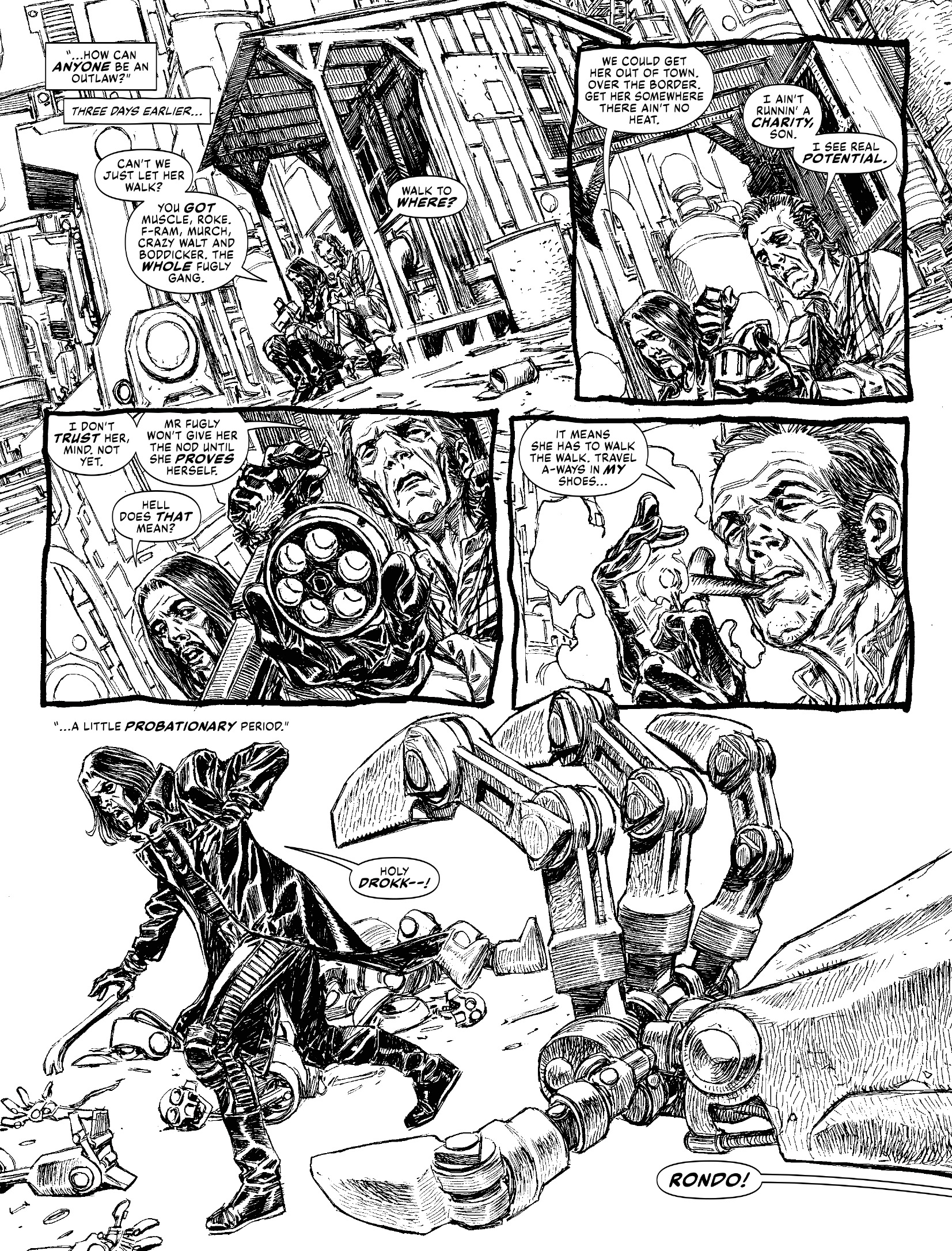 Read online Judge Dredd Megazine (Vol. 5) comic -  Issue #456 - 54