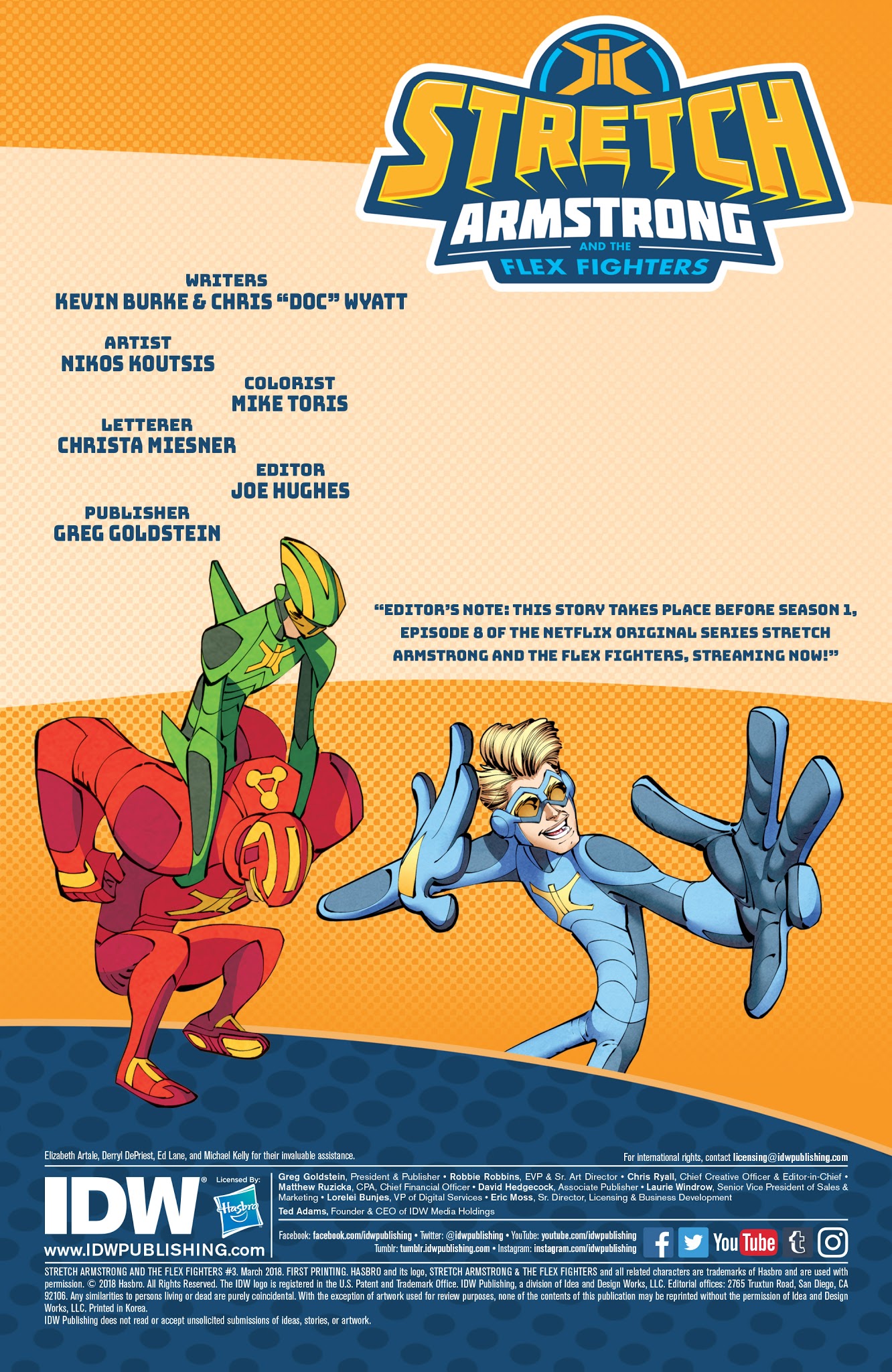 Read online Stretch Armstrong and the Flex Fighters comic -  Issue #3 - 2