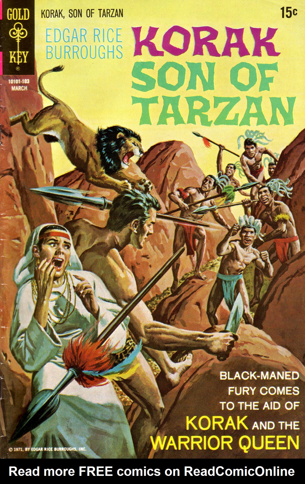 Read online Korak, Son of Tarzan (1964) comic -  Issue #40 - 1