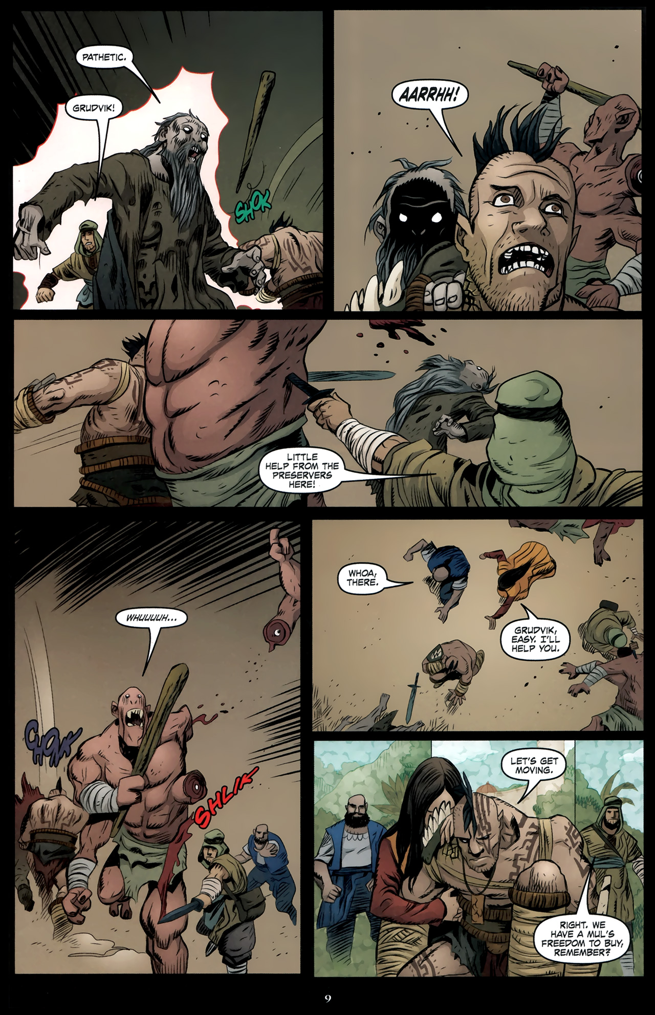 Read online Dark Sun comic -  Issue #5 - 11