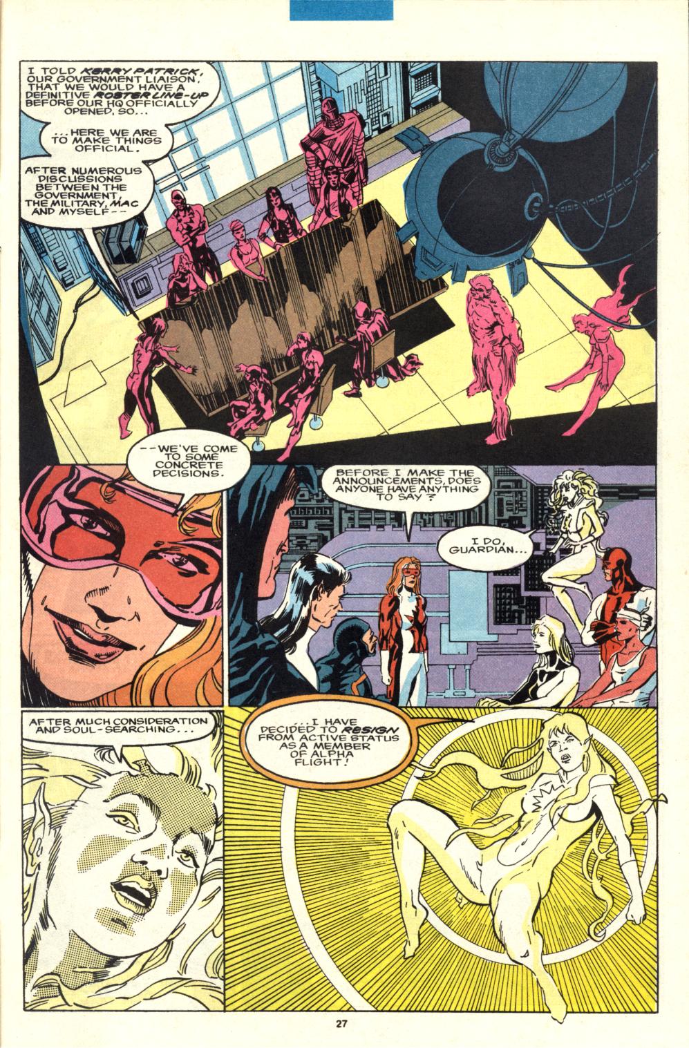 Read online Alpha Flight (1983) comic -  Issue #95 - 22