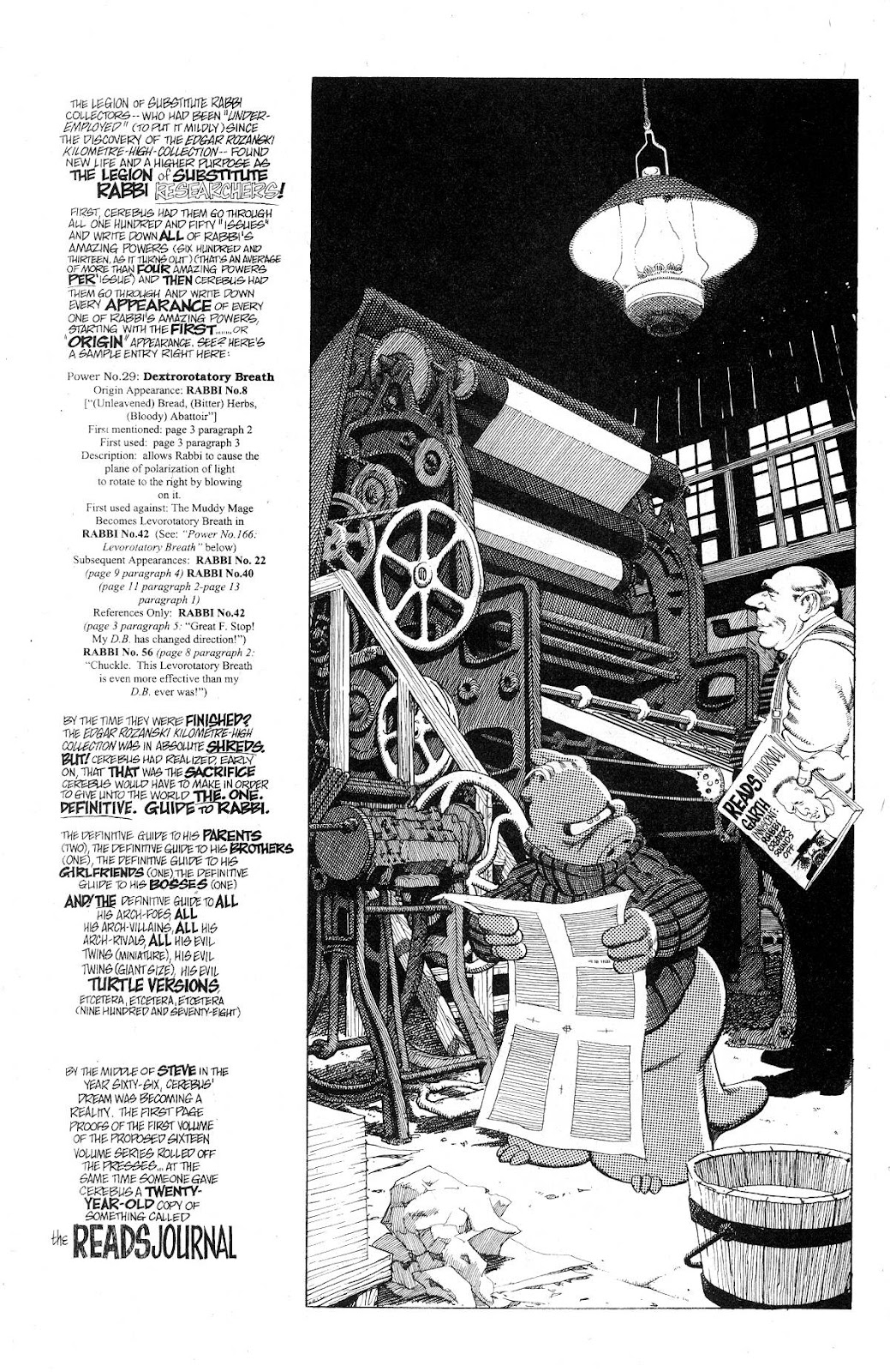 Cerebus Issue #279 #278 - English 16 Cerebus Issue #279 #278 - English 16