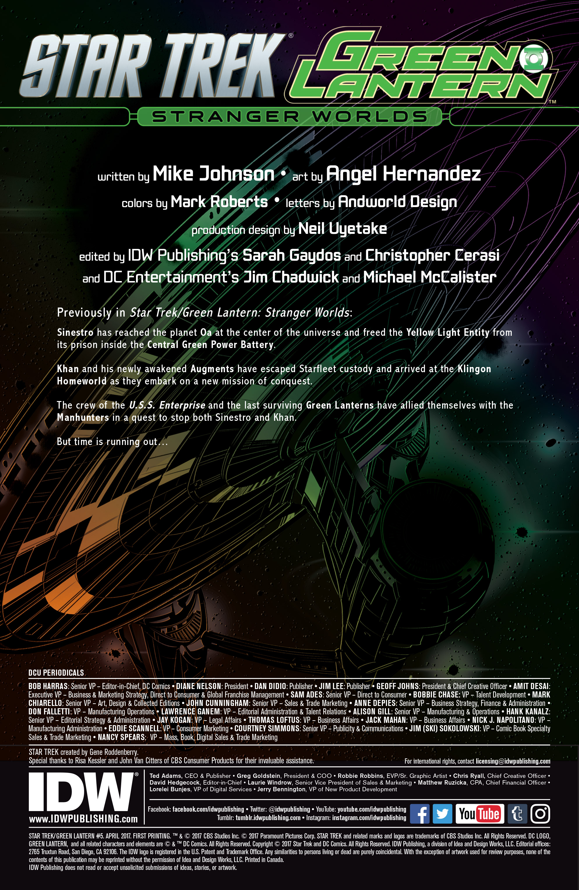 Read online Star Trek/Green Lantern (2016) comic -  Issue #5 - 2