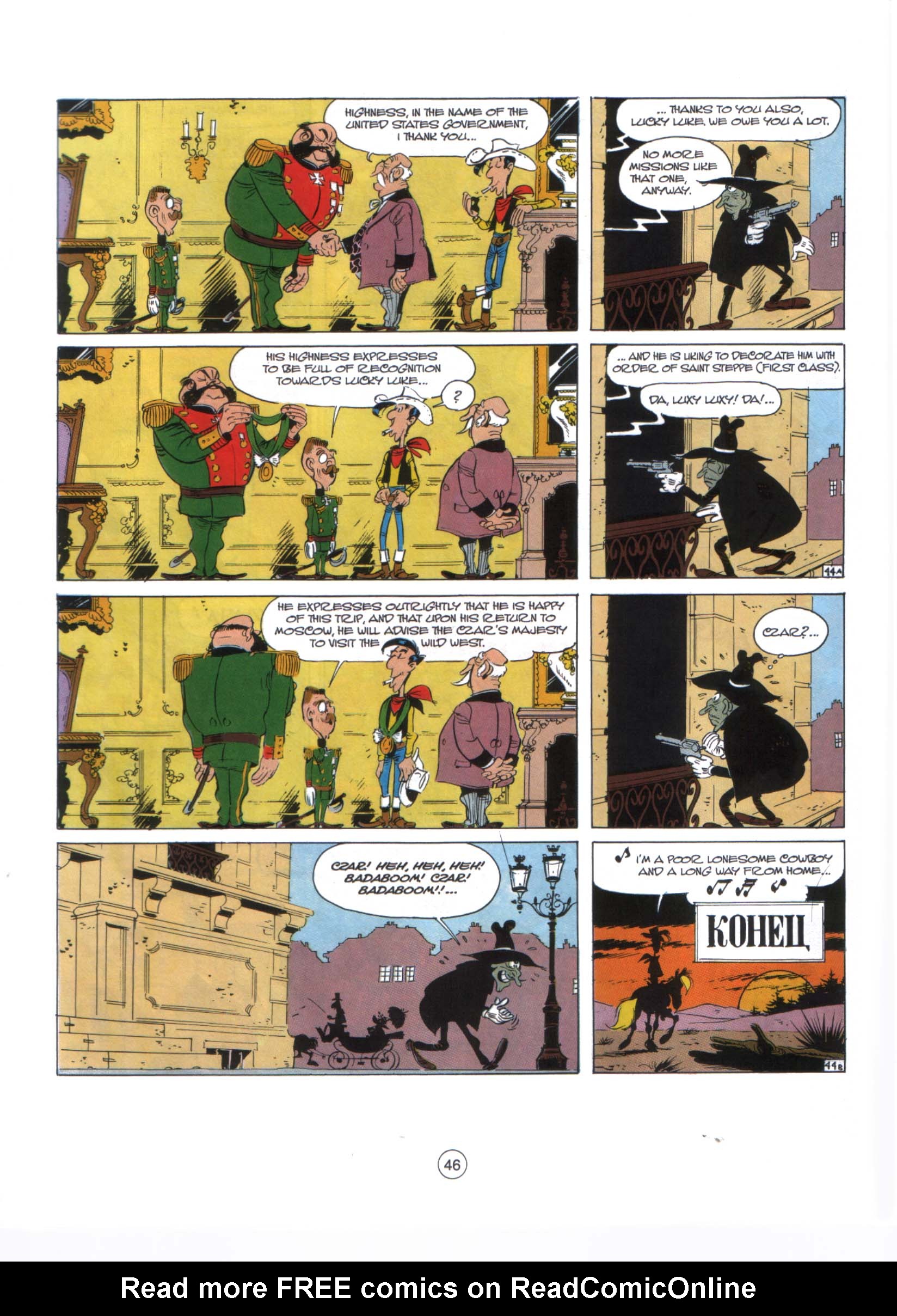 Read online A Lucky Luke Adventure comic -  Issue #29 - 45