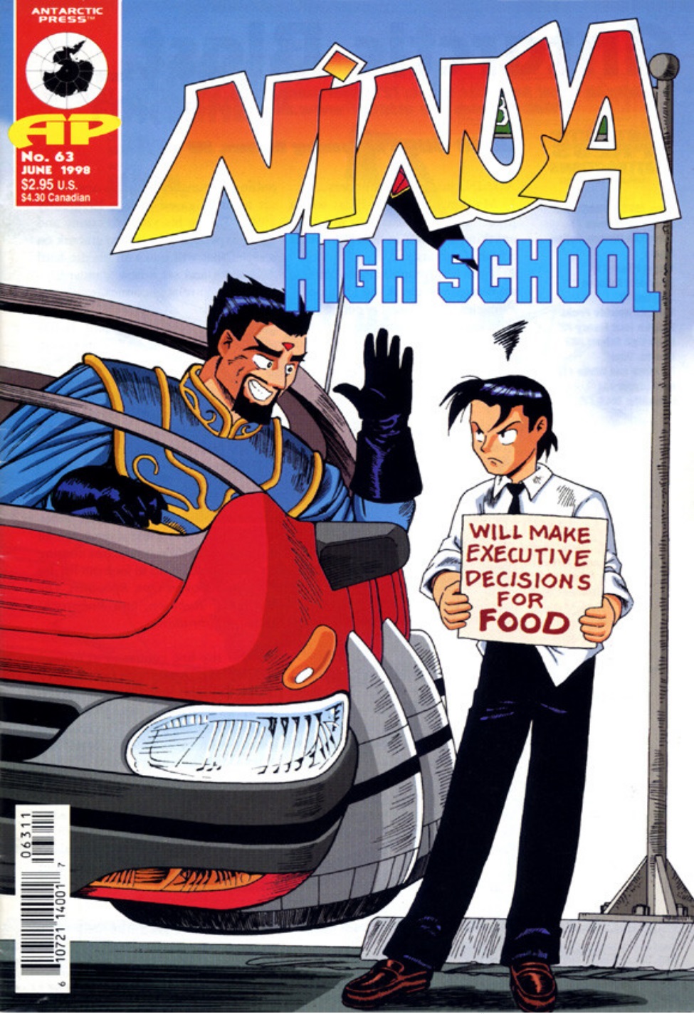 Read online Ninja High School (1986) comic -  Issue #63 - 1