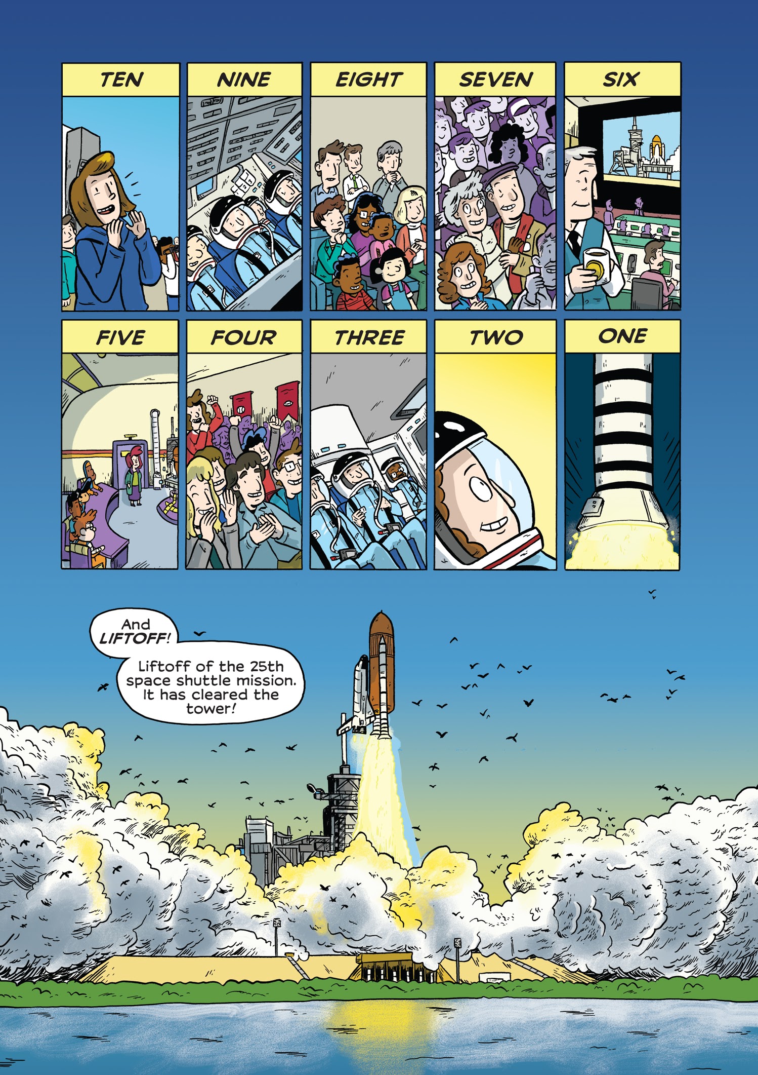 Read online History Comics comic -  Issue # The Challenger Disaster: Tragedy in the Skies - 90